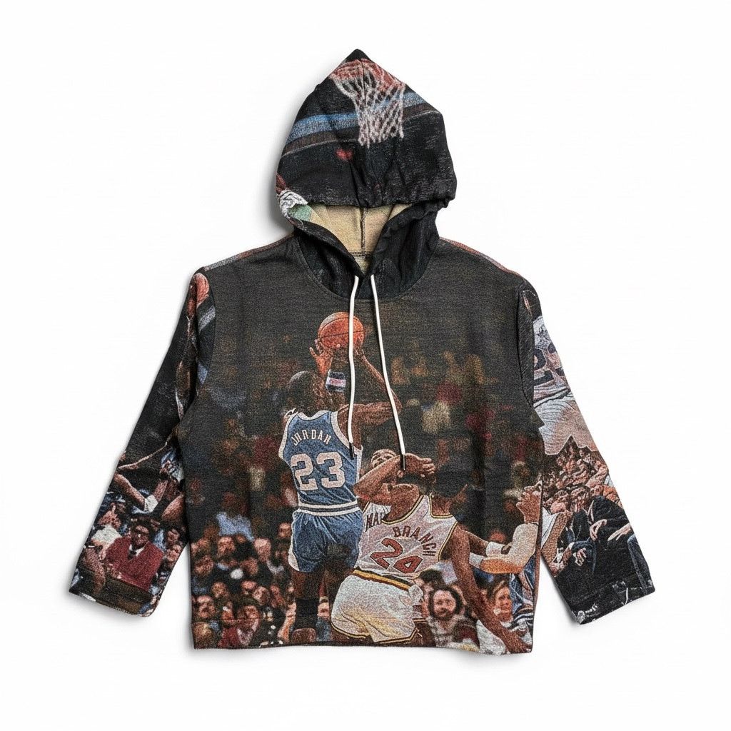 Other Michael Jordan UNC Tapestry Hoodie [Size Medium] Size US M / EU 48-50 / 2 - 1 Thumbnail