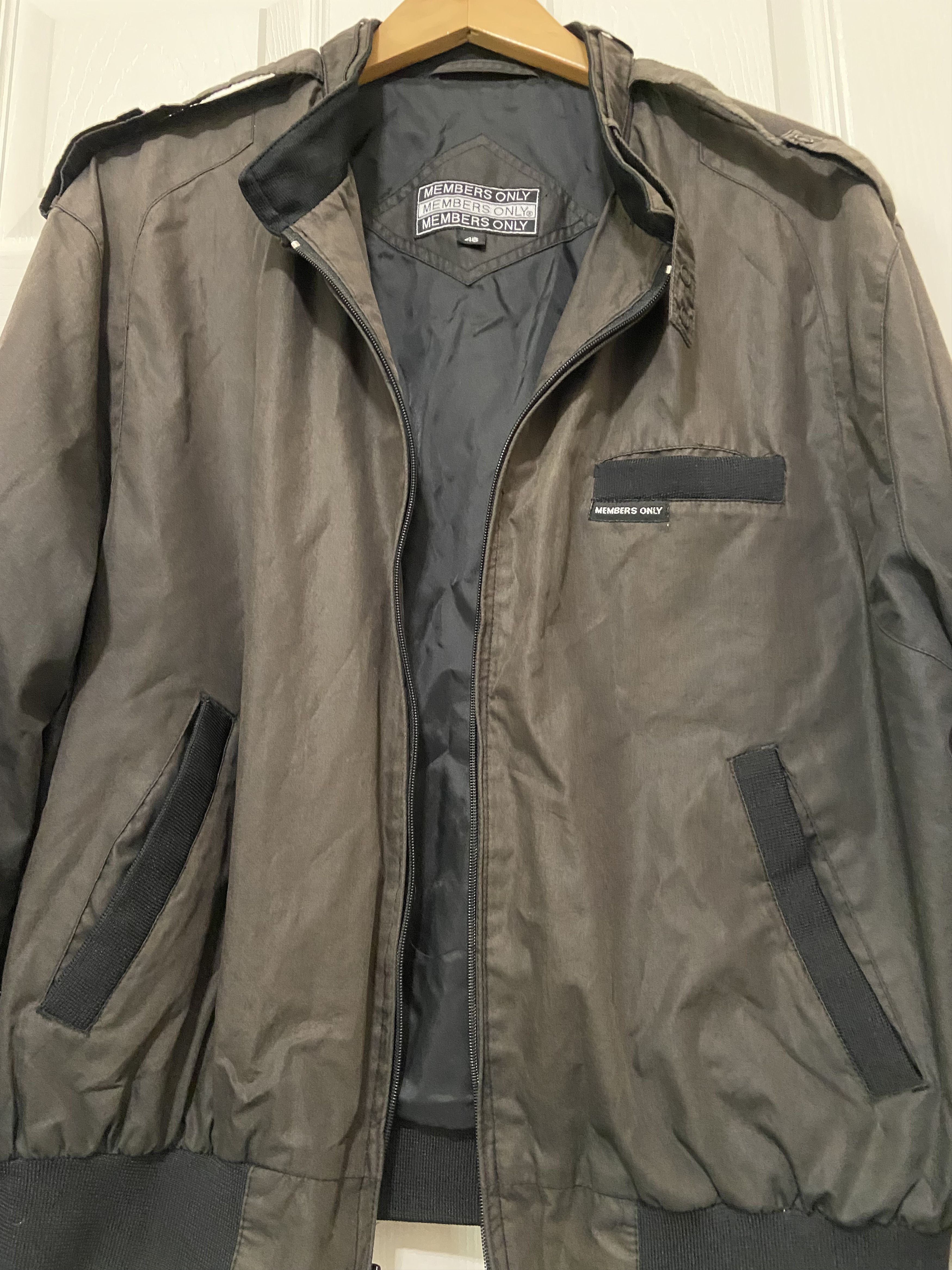 Members Only MEMBER’S ONLY Size 46 Jacket VINTAGE Authentic Bomber Brown Size US XL / EU 56 / 4 - 4 Thumbnail