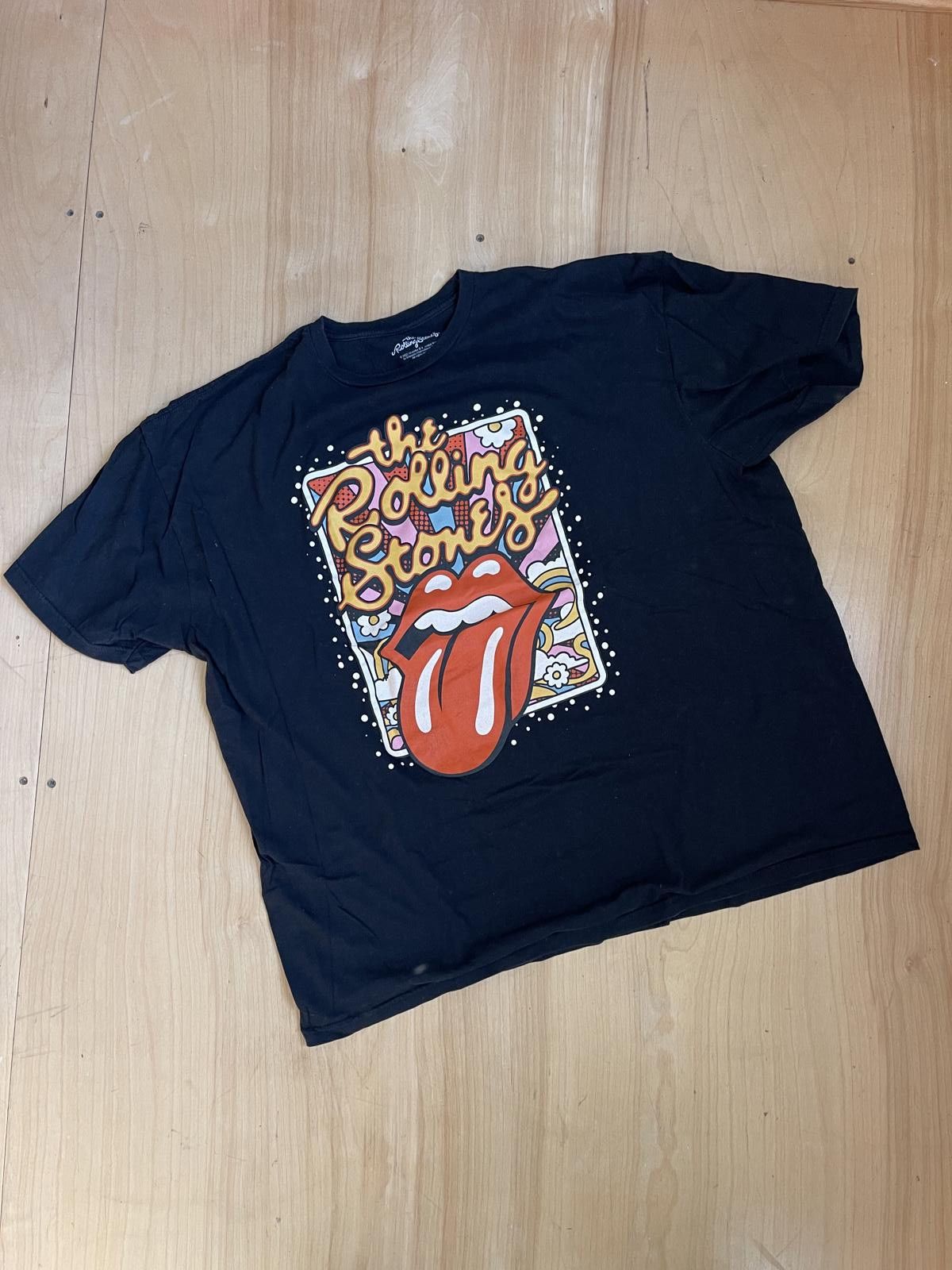 The Rolling Stones Rolling Stones Short Sleeve T-Shirt Mens 3XL Graphic Black Size US XXL / EU 58 / 5 - 1 Thumbnail