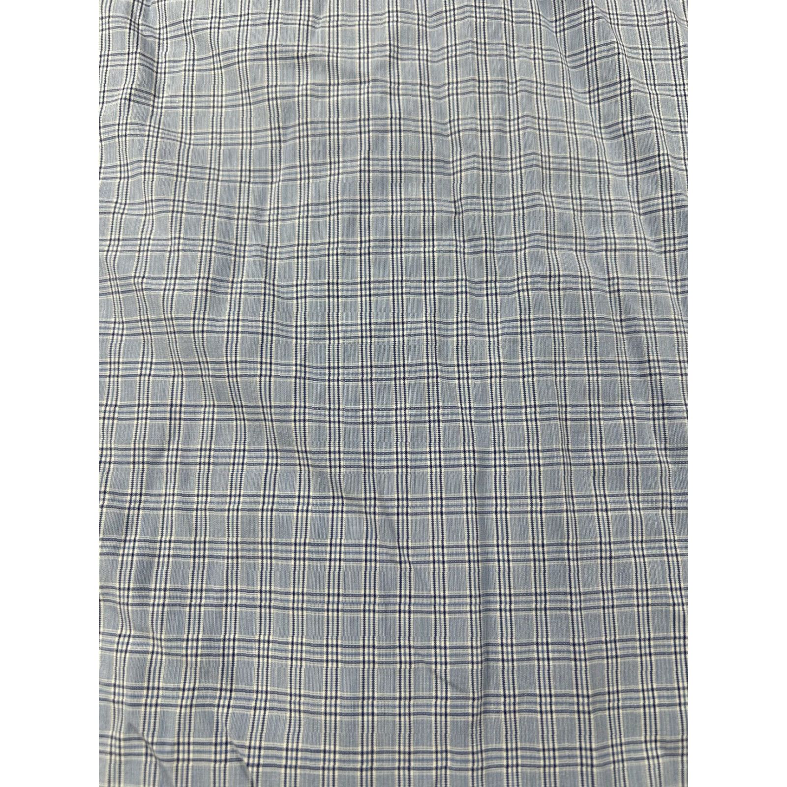 Ralph Lauren Ralph Lauren Purple Label Shirt Mens 17.5 32 Blue Gray Plaid Made England Dress Shirt Size 48R - 8 Thumbnail