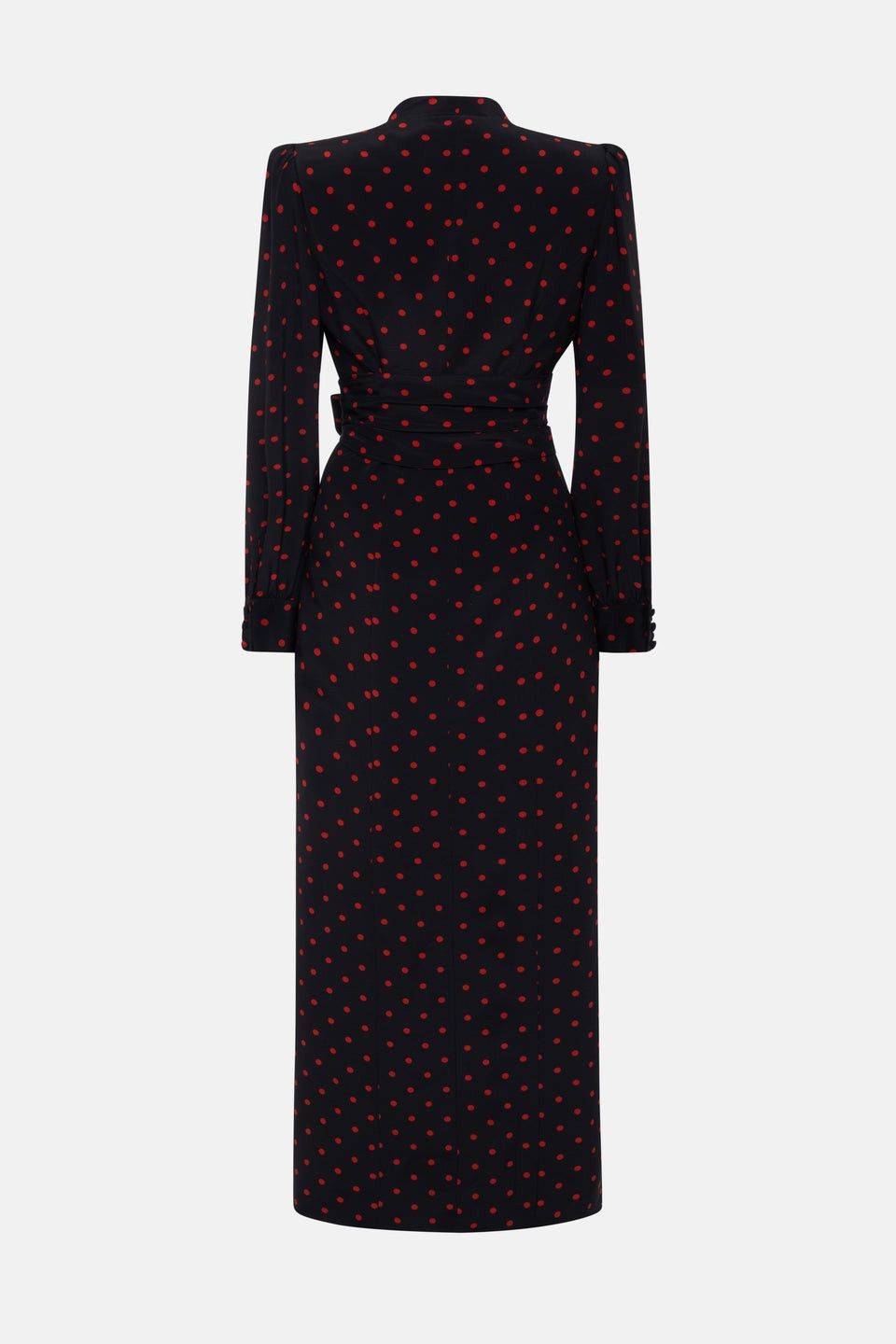 Alessandra Rich o1s22i1n0225 Silk Maxi Dress in Black Red Size M / US 6-8 / IT 42-44 - 2 Thumbnail
