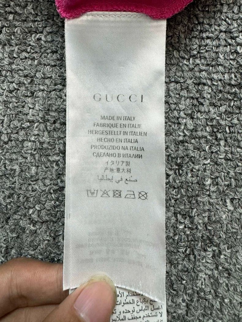 Gucci GucciPink double leopard print logo pattern contrast stitch Size US XS / EU 42 / 0 - 5 Thumbnail