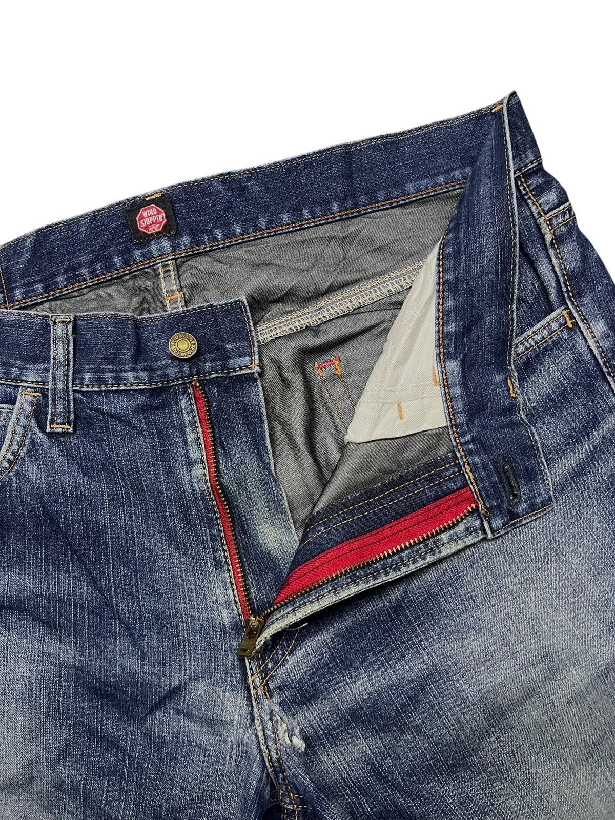 Edwin Vintage Edwin Wind Stopper 503WSPJapan - Faded Wash Jeans Size US 37 - 9 Thumbnail