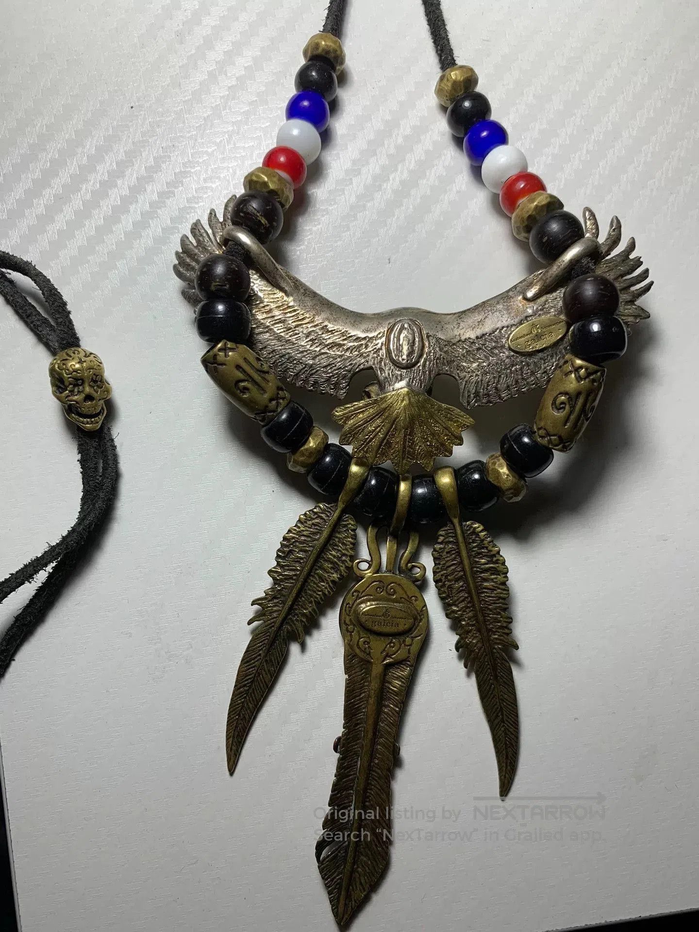 Vintage Vintage Eagle Pendant with Adjustable Necklace. Size ONE SIZE - 5 Thumbnail