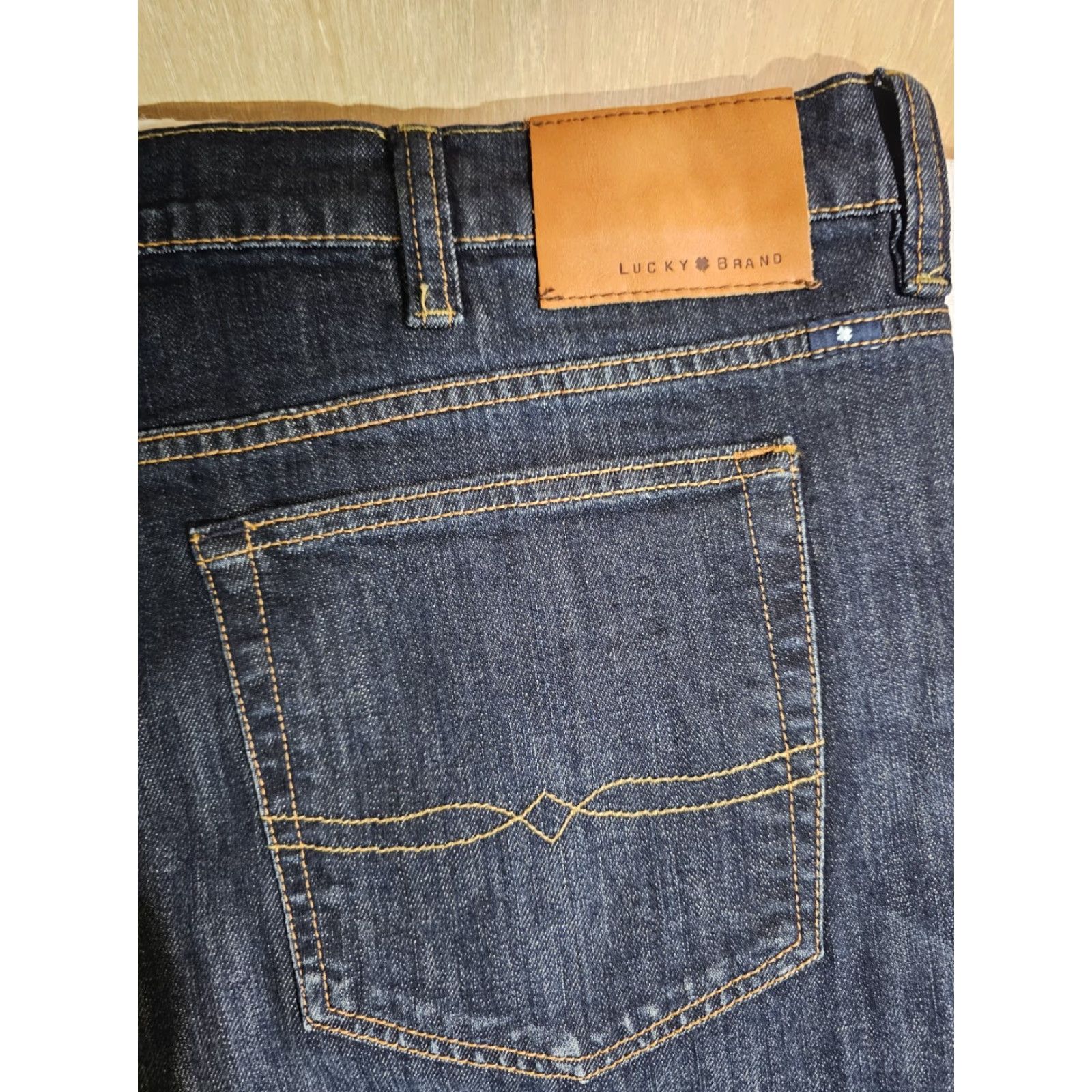 Lucky Brand NWT Lucky Brand Jeans Athletic Fit Denim 2-Way Stretch Jeans Men's Sz 50x34 Regular Mid Rise Blue 5-Pocket NWT Mens Jeans USA College Vintage: No? Size US 34 / EU 50 - 7 Thumbnail