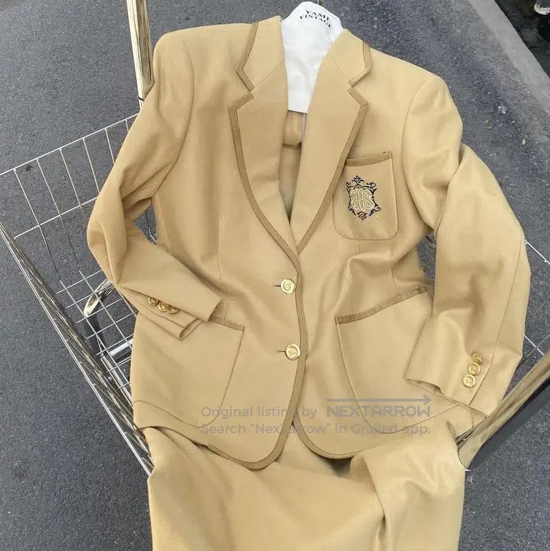 Burberry Burberry L Size Khaki Cashmere Women's Jacket. Size L / US 10 / IT 46 - 2 Thumbnail