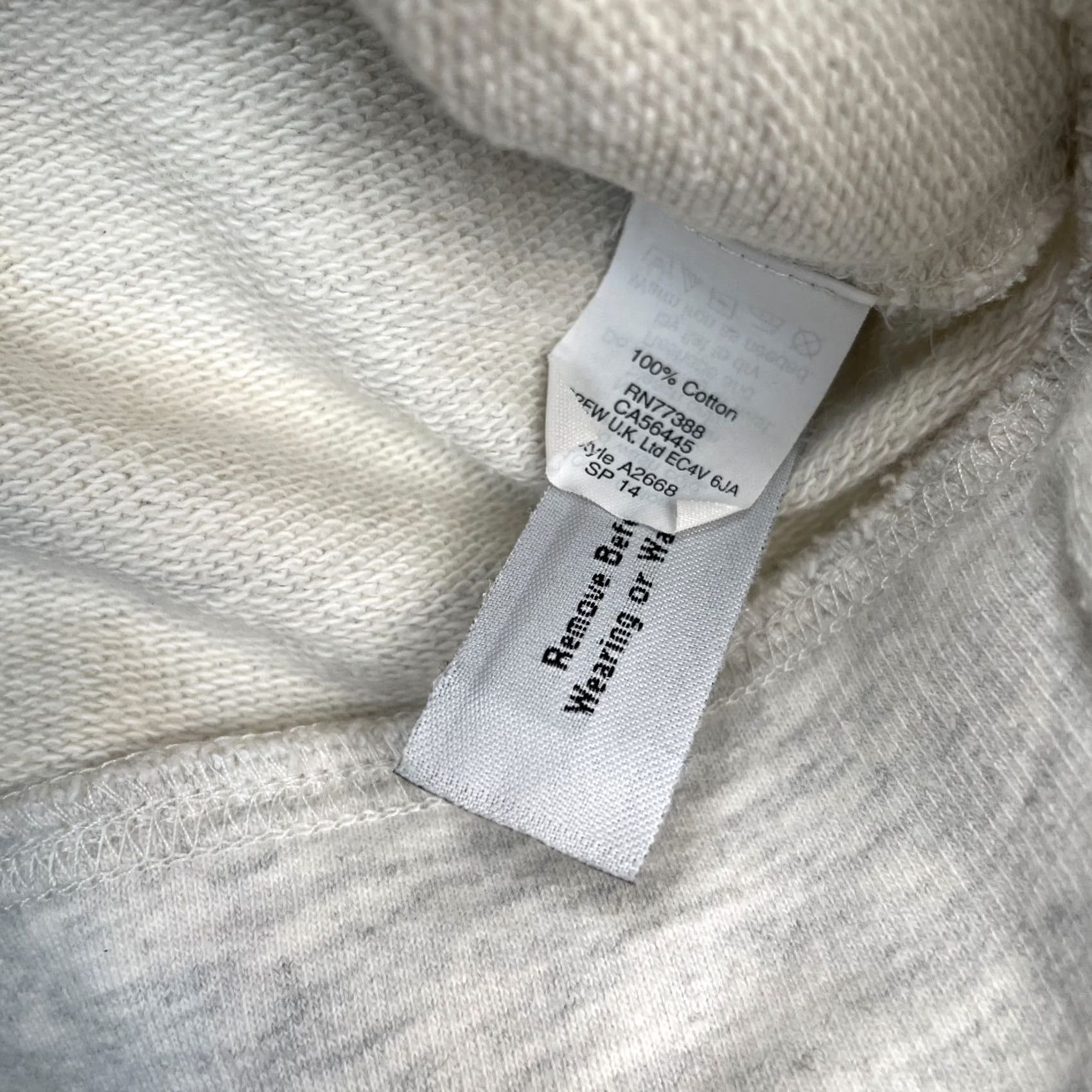 J.Crew J Crew Sweatshirt Womens XS Gray Floral Embroidered Cotton Crew Neck Size XS / US 0-2 / IT 36-38 - 4 Thumbnail