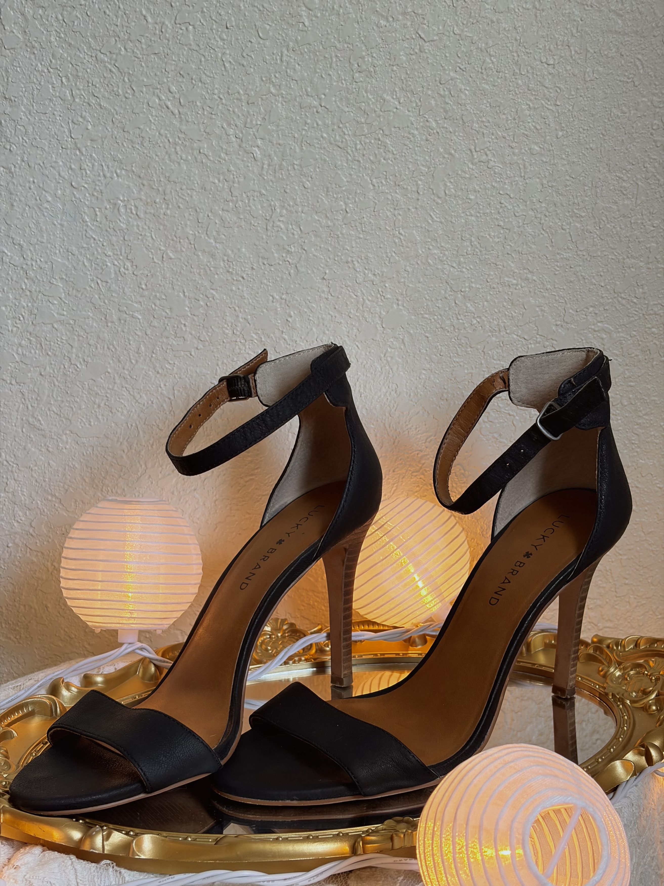 Lucky Brand Lucky Brand Juliett Leather Heels Size US 8 / IT 38 - 1 Thumbnail