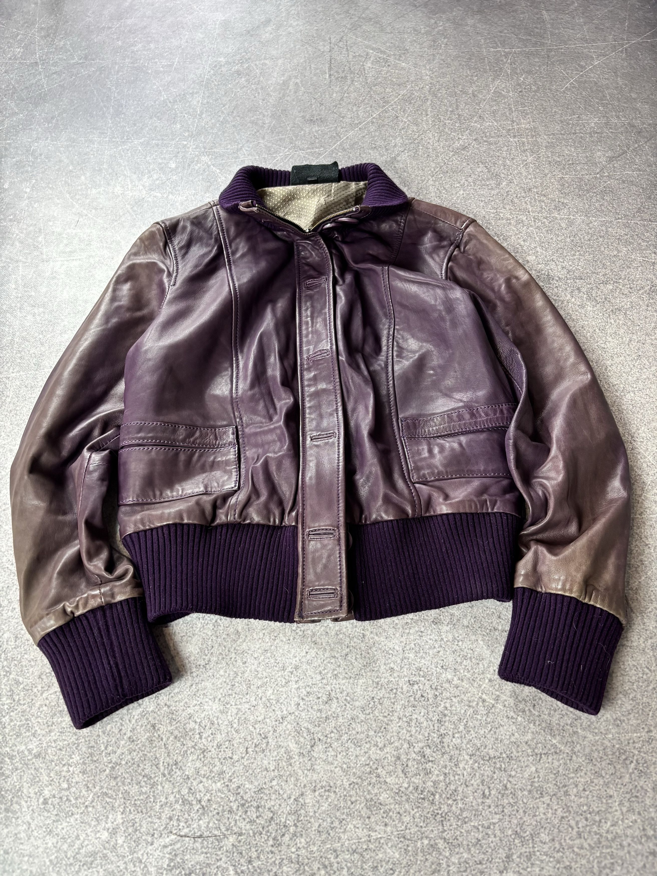 Dior × Hedi Slimane 06AW 'A2' 4 pockets leather jacket sz 44 | Grailed