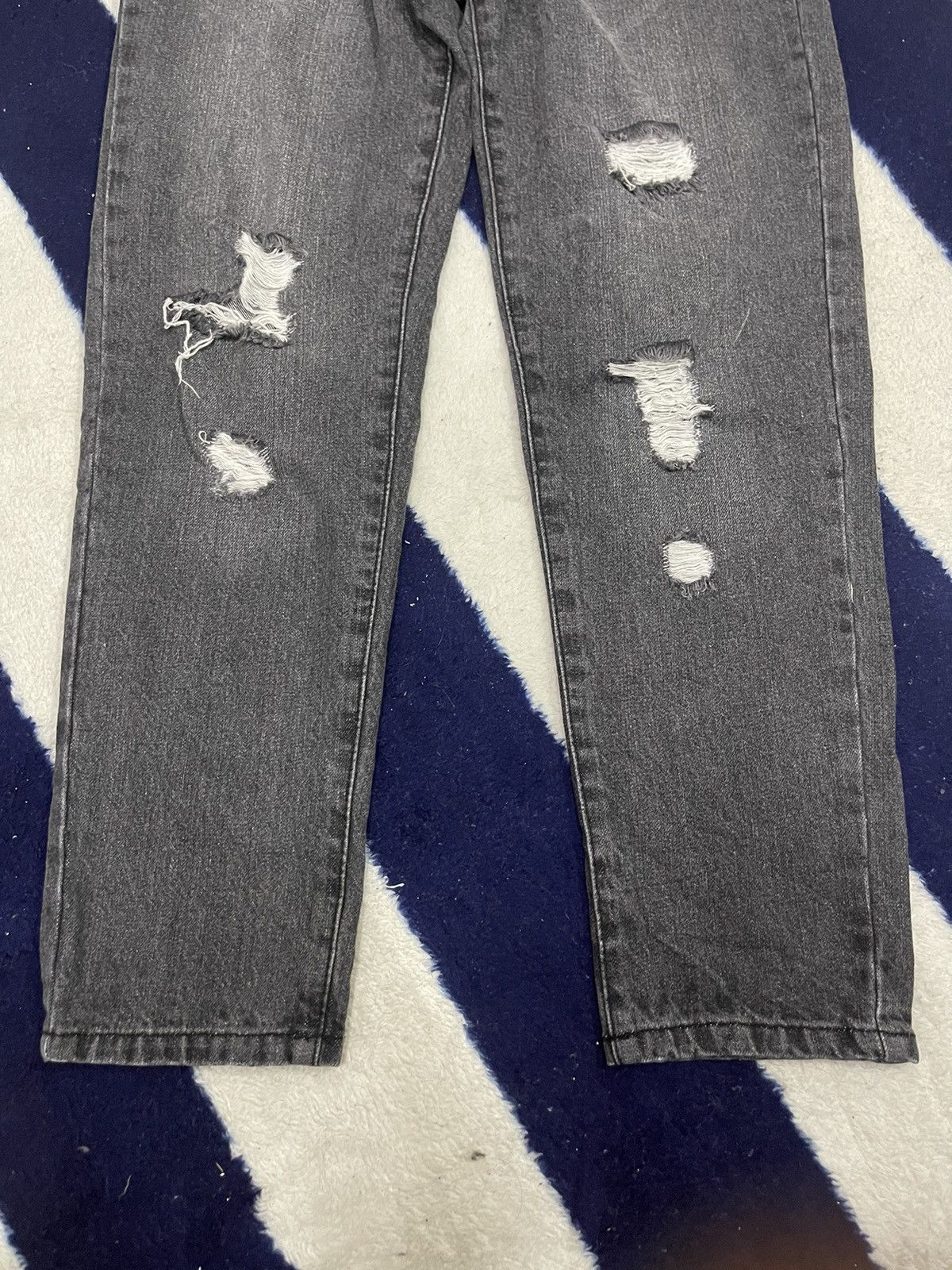 Japanese Brand × Jean Colza Distressed Jeans (13) Size 30" / US 8 / IT 44 - 12 Thumbnail