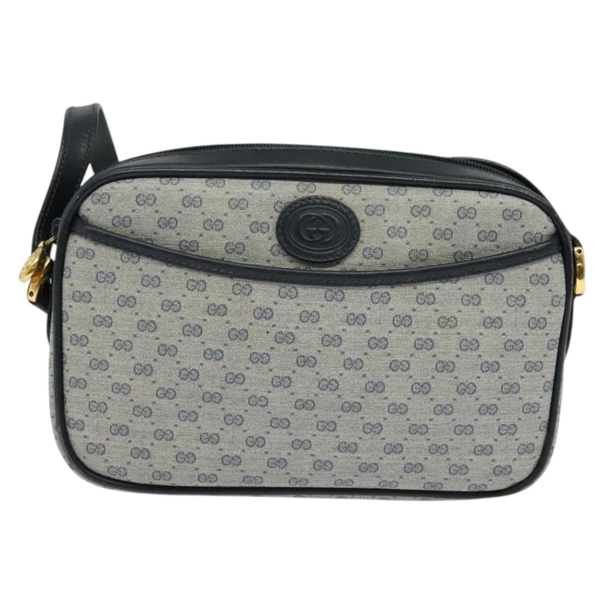 Gucci GUCCI Micro GG Supreme Shoulder Bag Pvc Navy Gold 007 904 Size ONE SIZE - 2 Thumbnail