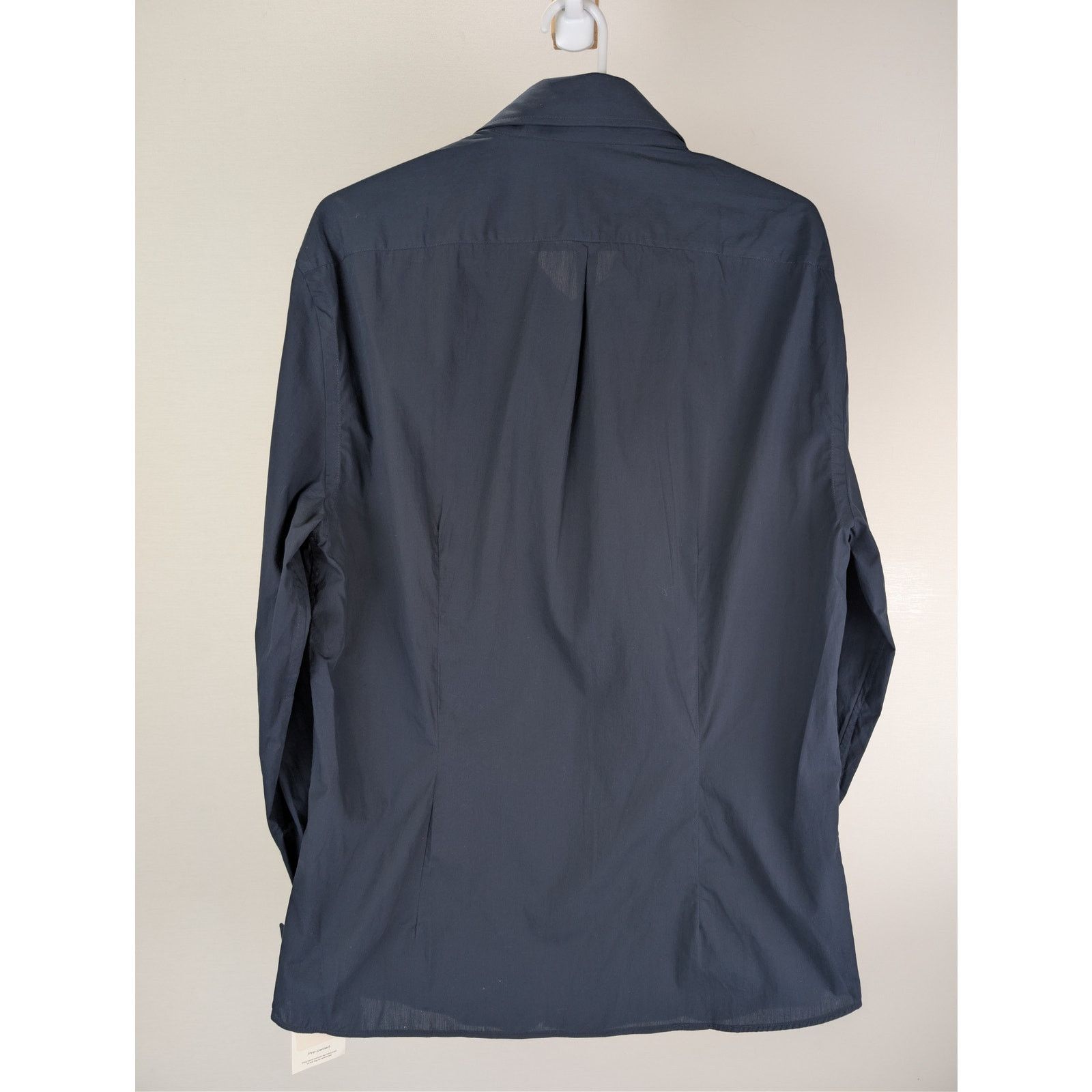 Brunello Cucinelli o1rshd1 CC20 Tuxedo shirt with pleating for Man in Navy Blue Size US M / EU 48-50 / 2 - 10 Thumbnail