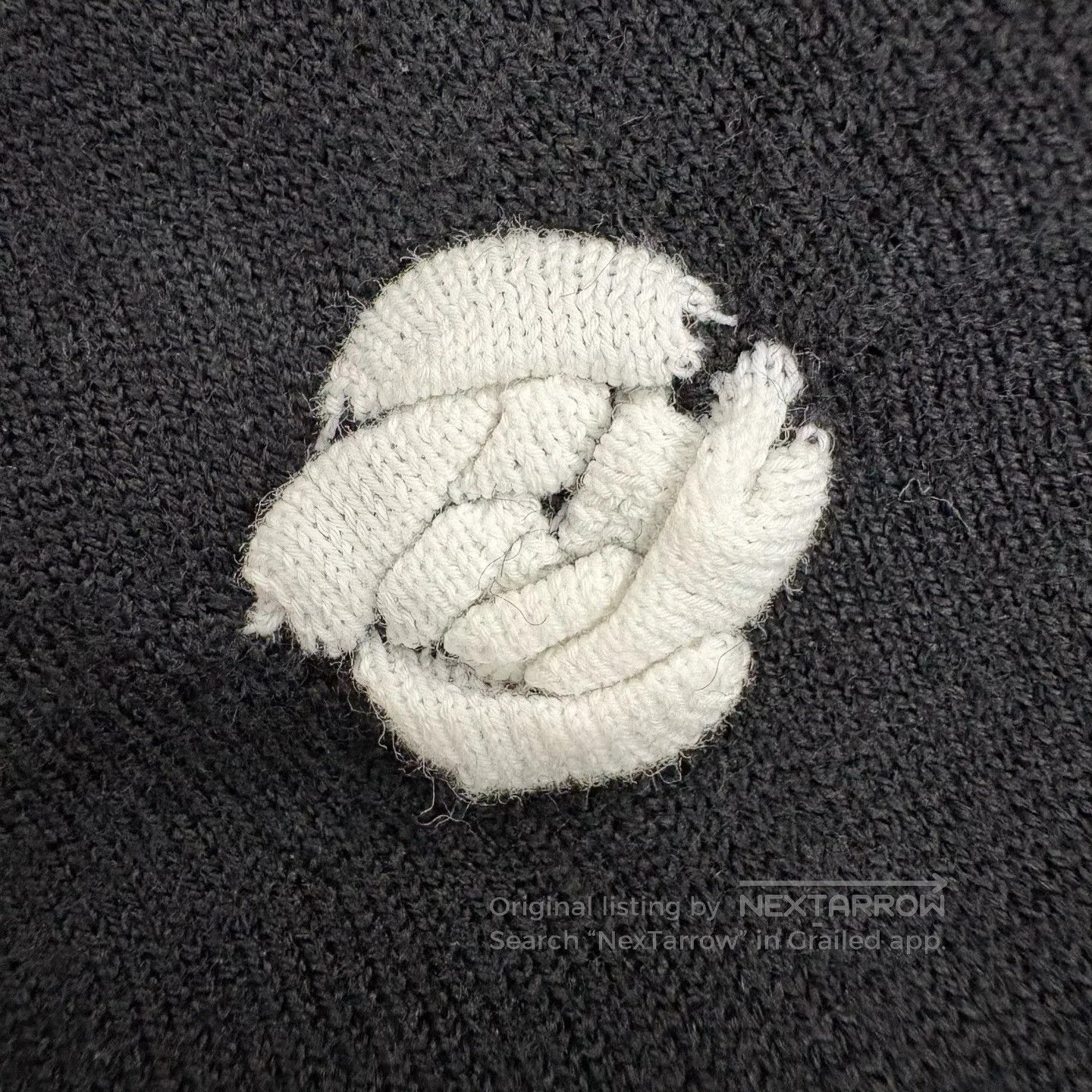 Chanel Chanel Black Camellia Butterfly Knot Shoulder-Loose Knit T Size L / US 10 / IT 46 - 6 Thumbnail
