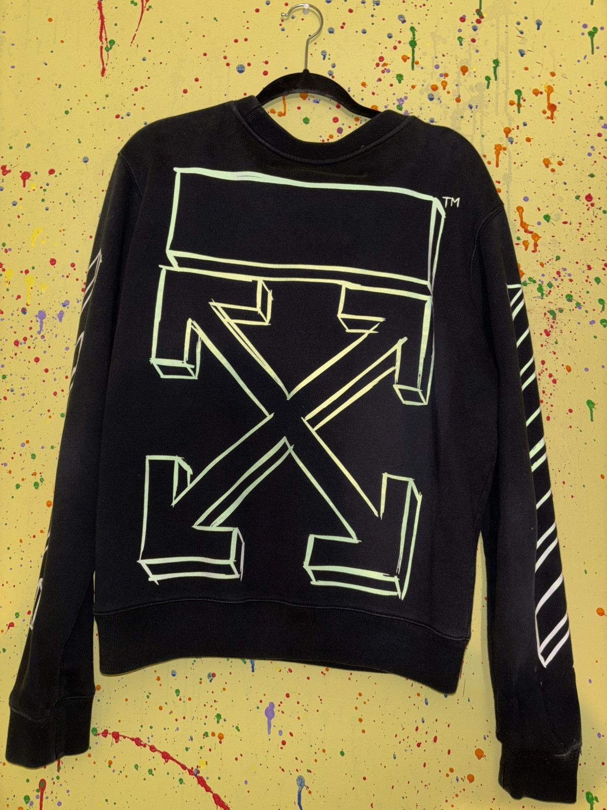 Off-White Off White Sweatshirt (FW2018) Size US M / EU 48-50 / 2 - 2 Thumbnail