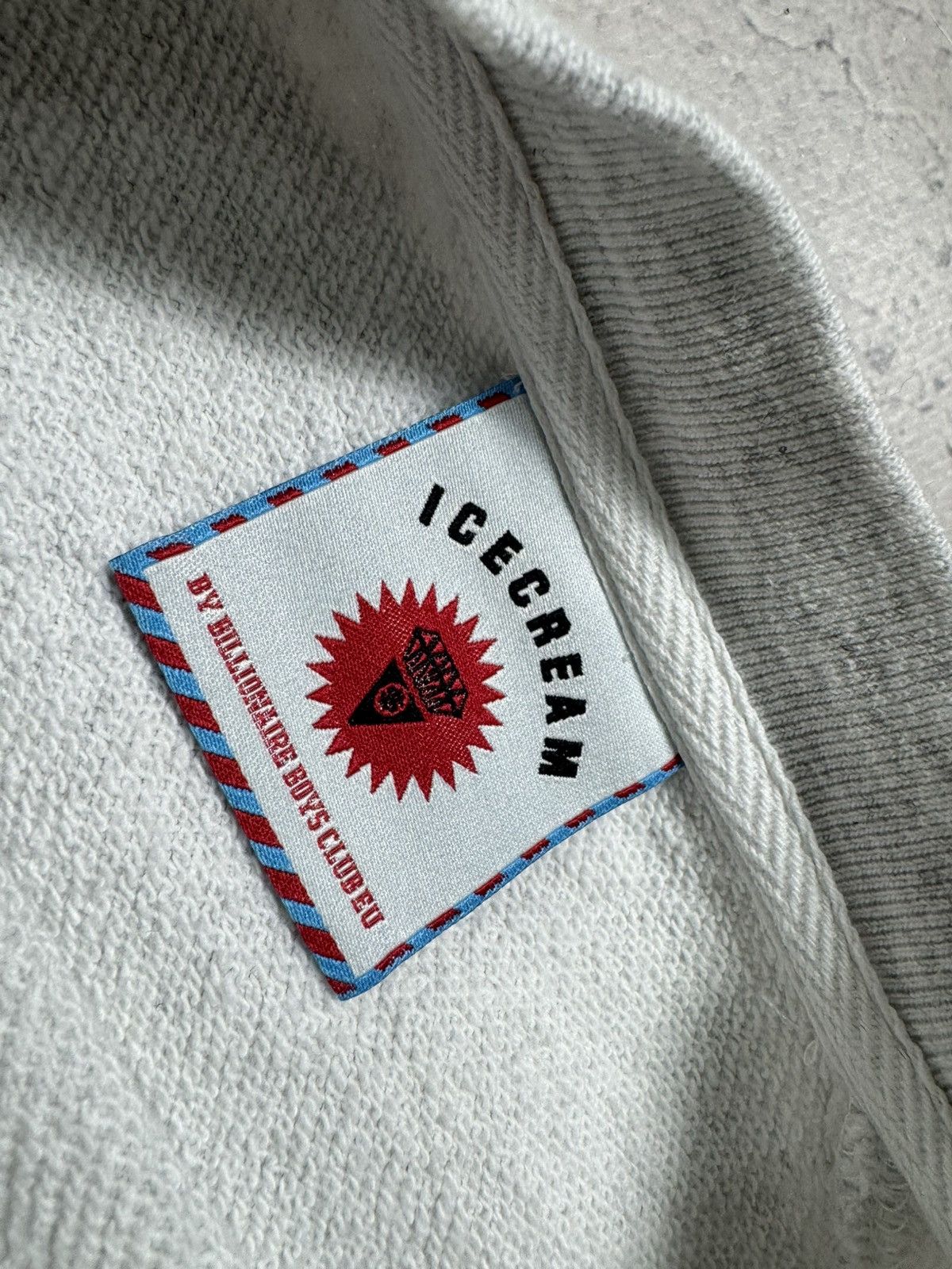 Icecream Icecream Big Logo BBC Sweatshirt Size L Grey Big Logo Size US L / EU 52-54 / 3 - 6 Thumbnail