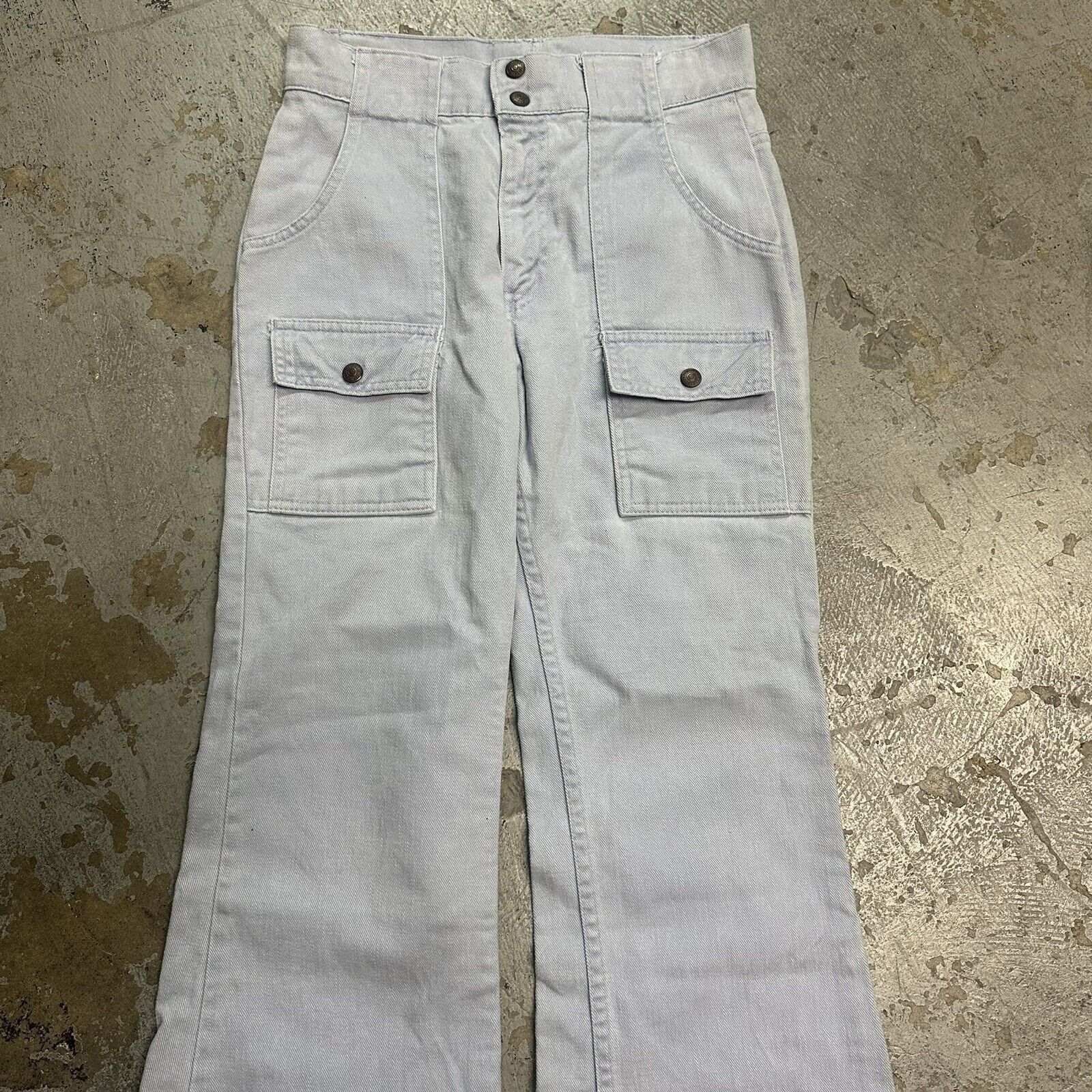 Levi's × Vintage Vintage 70s Levi’s 676 Bellbottom Flare Bush Pants 30x30 Size US 30 / EU 46 - 2 Thumbnail
