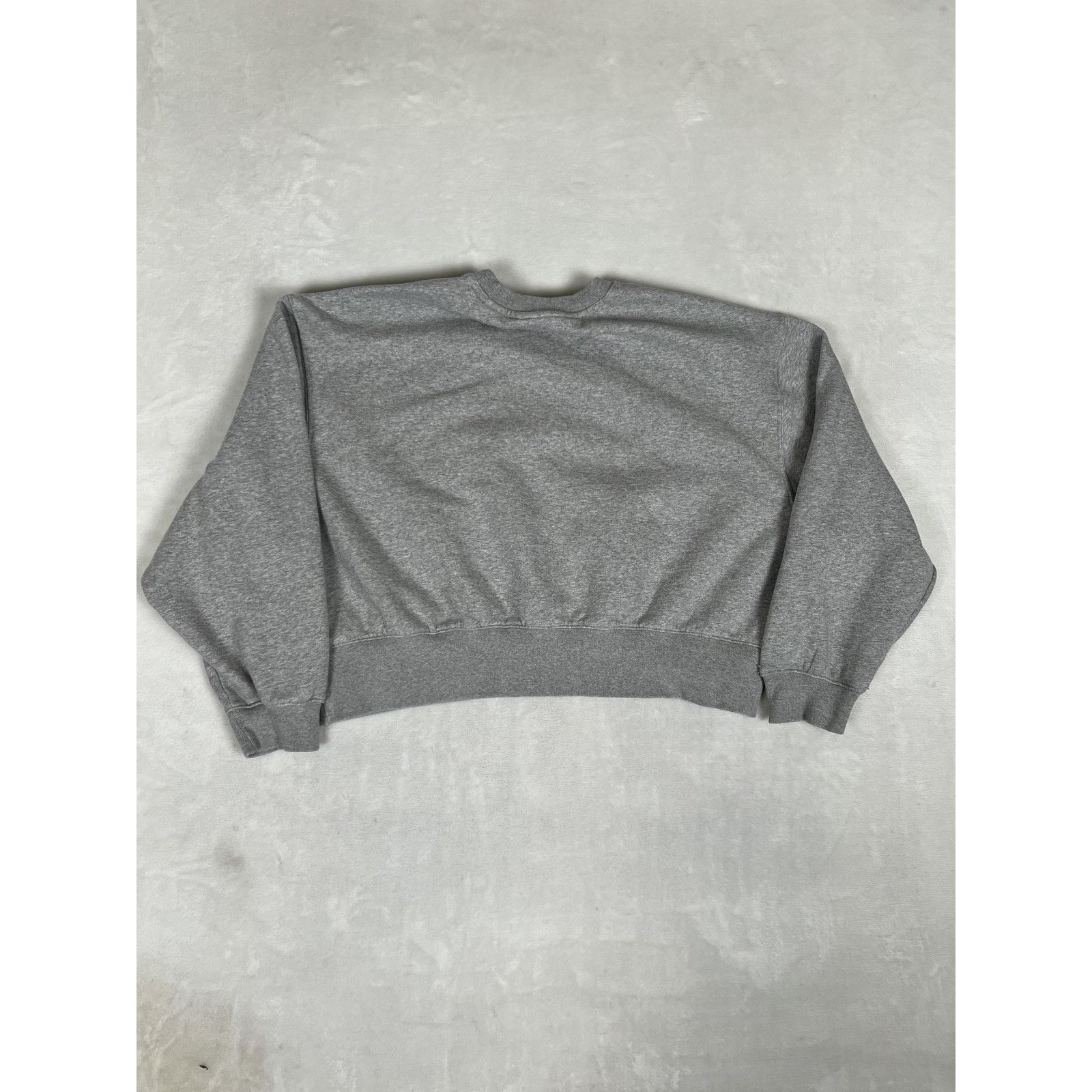 Adidas Adidas Sweatshirt Women's L Gray Trefoil Center Logo Cropped Size L / US 10 / IT 46 - 6 Thumbnail
