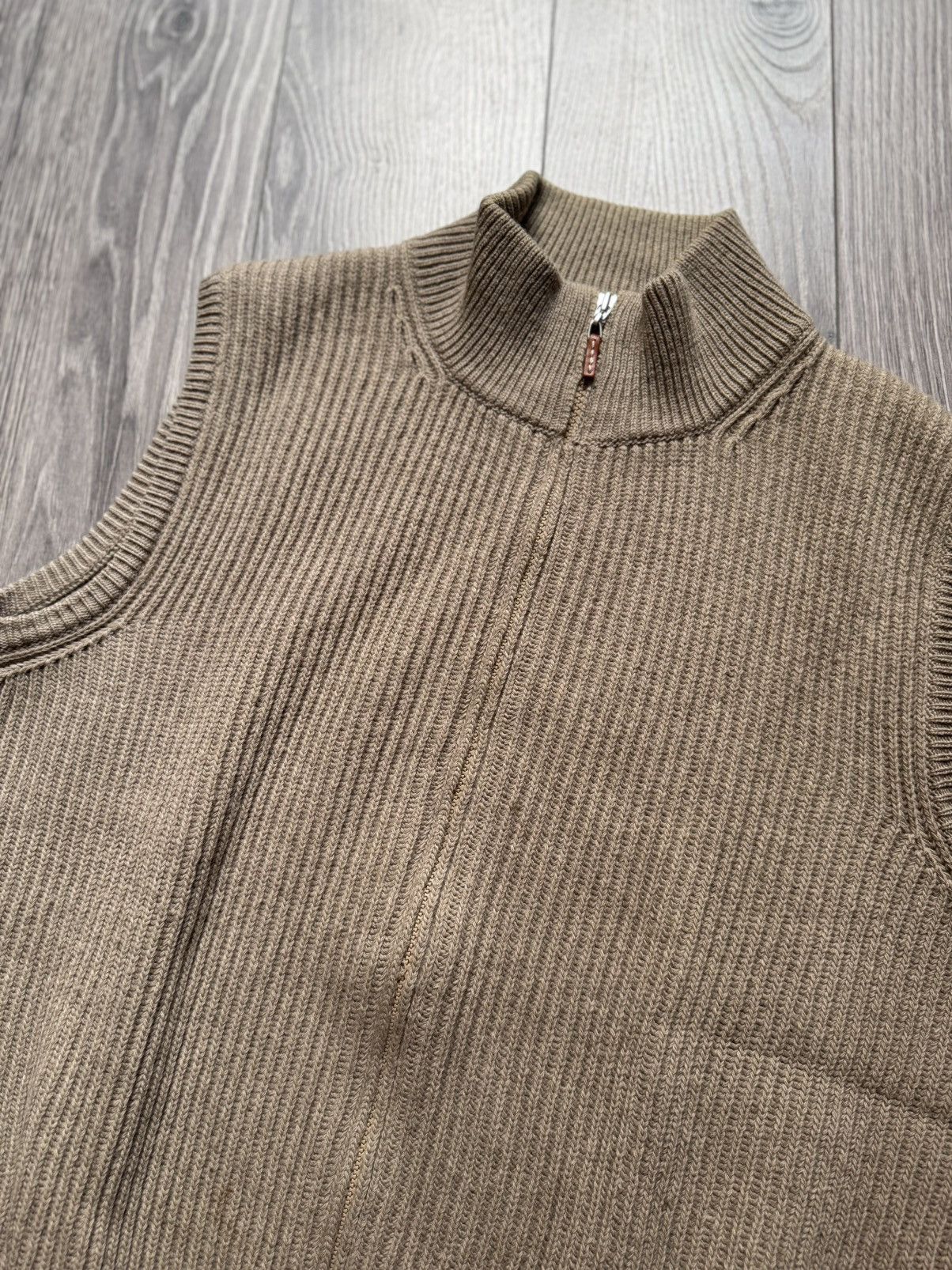 Other Falconeri Beige Ribbed Vest Men’s Size US M / EU 48-50 / 2 - 10 Thumbnail
