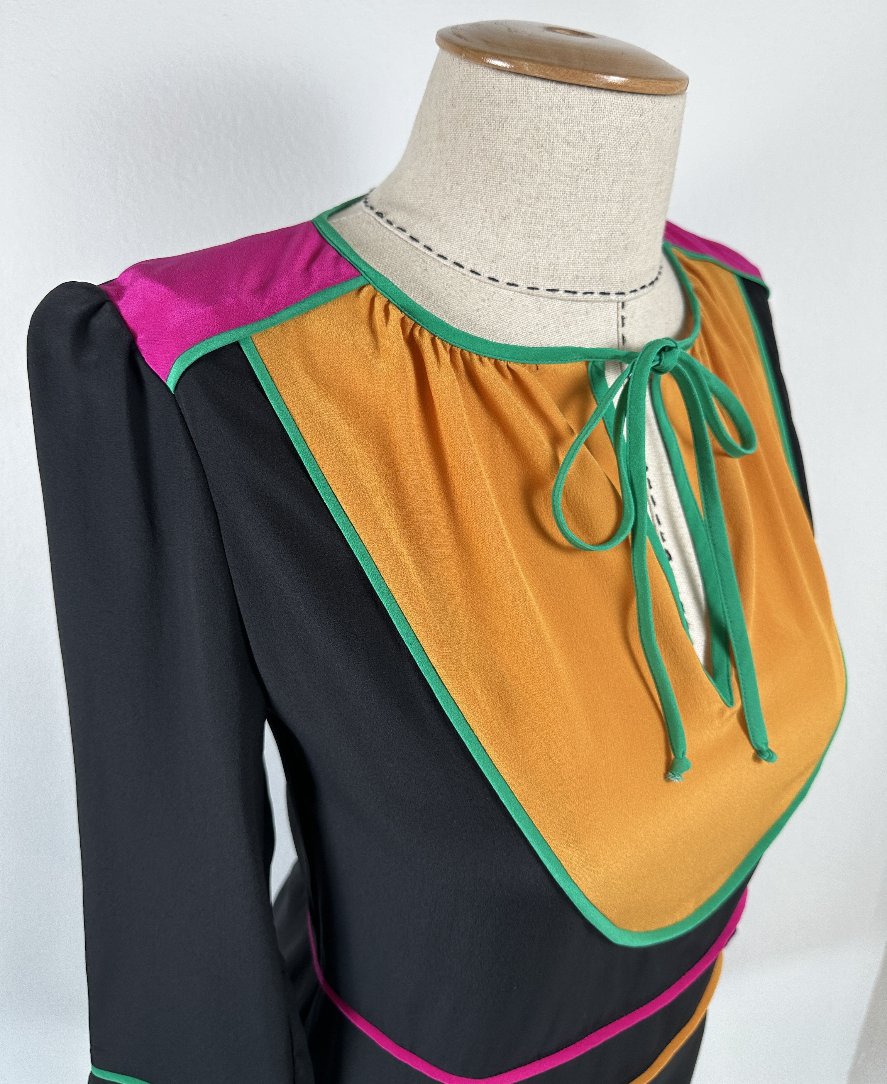 Vanessa Bruno Silk Midi dress Size XS / US 0-2 / IT 36-38 - 3 Thumbnail