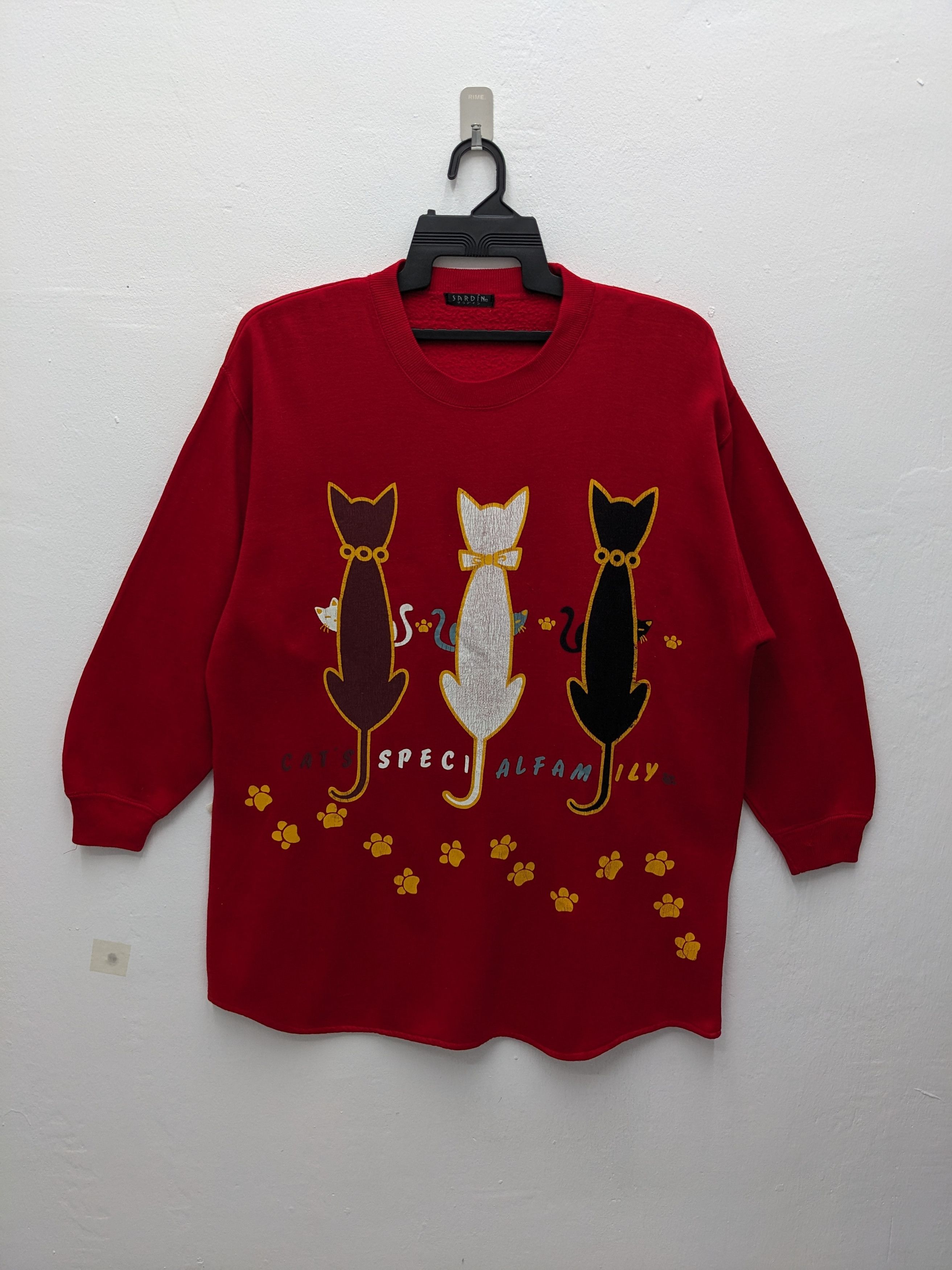 Other Japanese Brand Sardin Cat's Special Family Sweatshirt Size XXL / US 16-18 / IT 52-54 - 2 Thumbnail