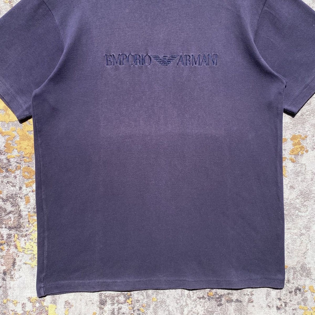 Emporio Armani Vintage 90s Emporio Armani Shirt Embroidery Spellout Size US M / EU 48-50 / 2 - 9 Thumbnail