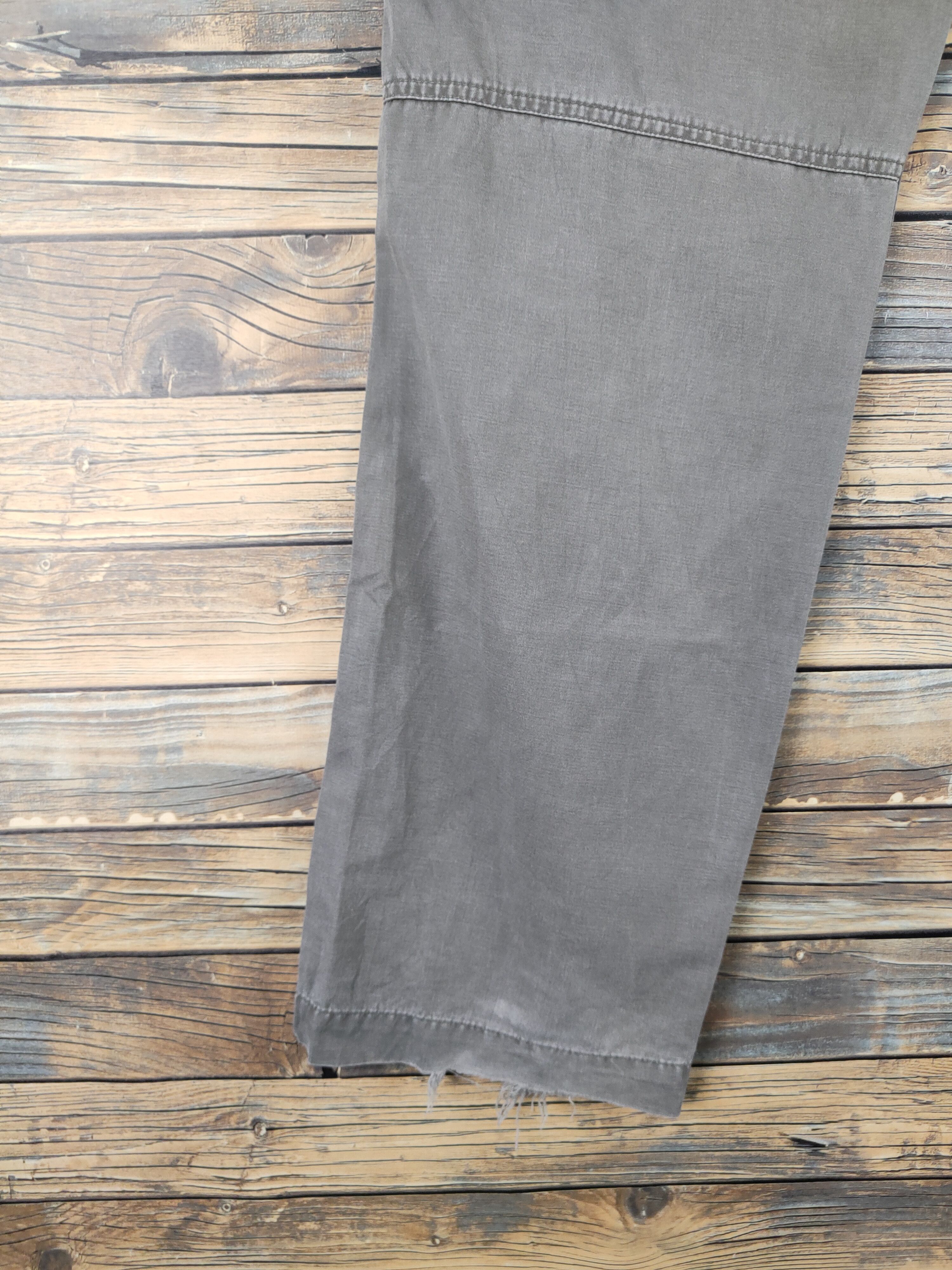 Japanese Brand Uniqlo Green Faded Multipocket Tactical Cargo Pants #W2096 Size US 35 - 9 Thumbnail