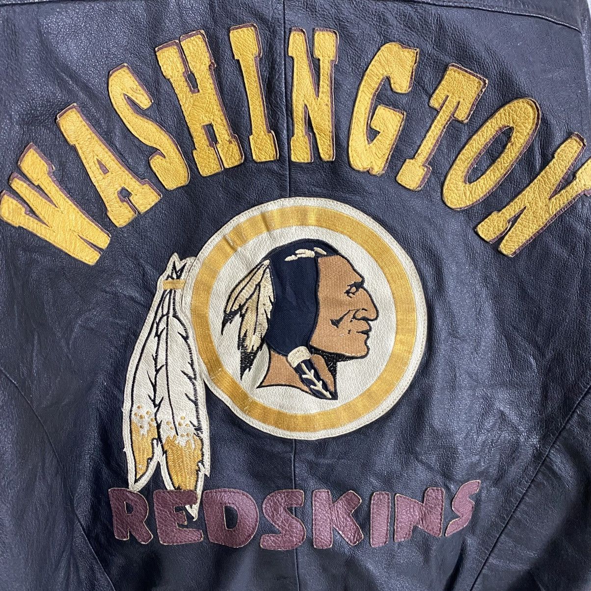 NFL Vintage NFL Red Skins leather jacket Size US M / EU 48-50 / 2 - 13 Thumbnail