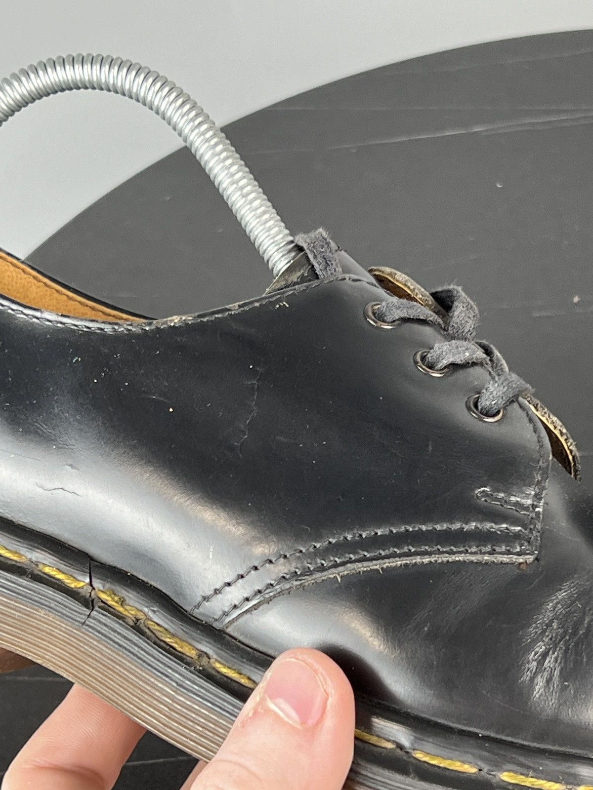 Dr. Martens × Vintage Dr. Martens England 1461 Leather Oxford Shoes Boots (Y0486) Size US 6.5 / IT 36.5 - 12 Thumbnail