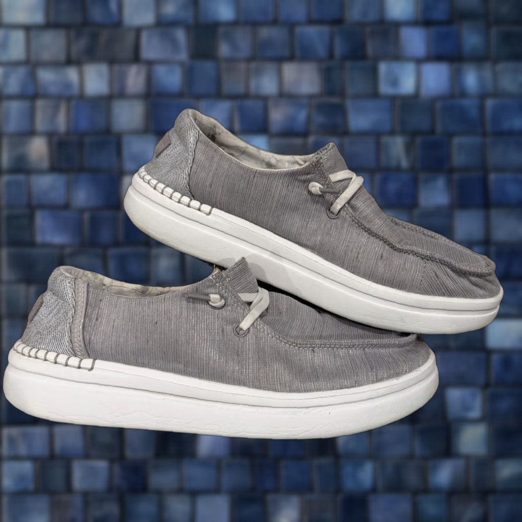 Vintage Hey Dude Wendy Rise Womens Size 9 Lunar Rock Gray Sneakers Loafers Size US 7 / IT 37 - 1 Thumbnail
