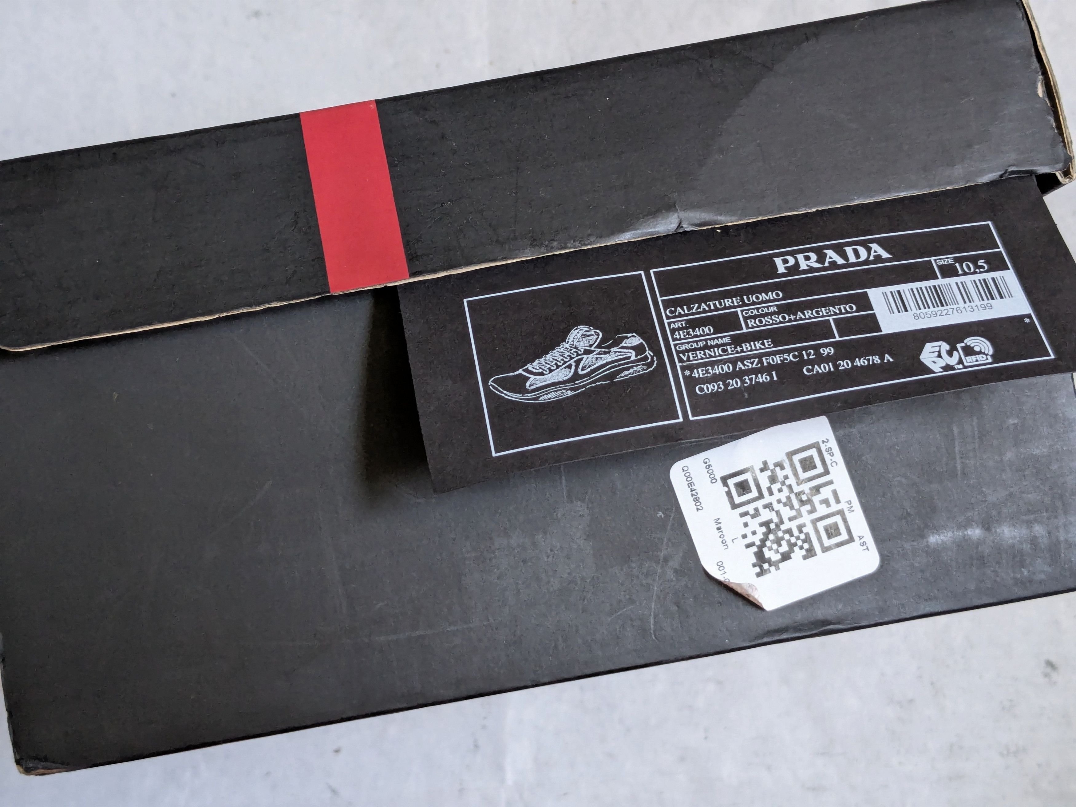 Prada Prada America's Cup Sneakers Red Patent Leather 11.5 Low Size US 11.5 / EU 44-45 - 19 Thumbnail