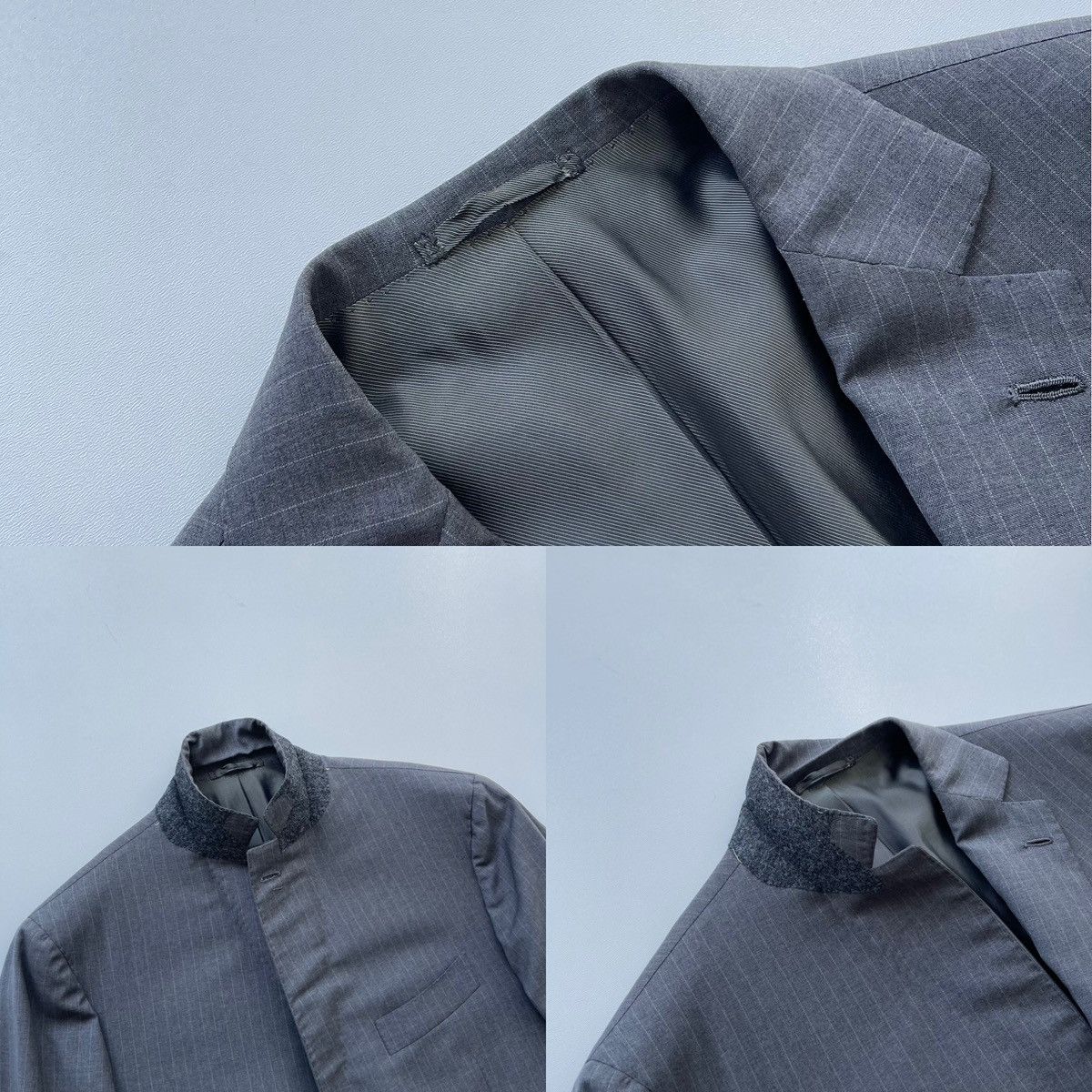 Designer × Luigi Borrelli Borrelli Napoli Royal Collection Wool Three-Button Blazer Size 50R - 6 Thumbnail