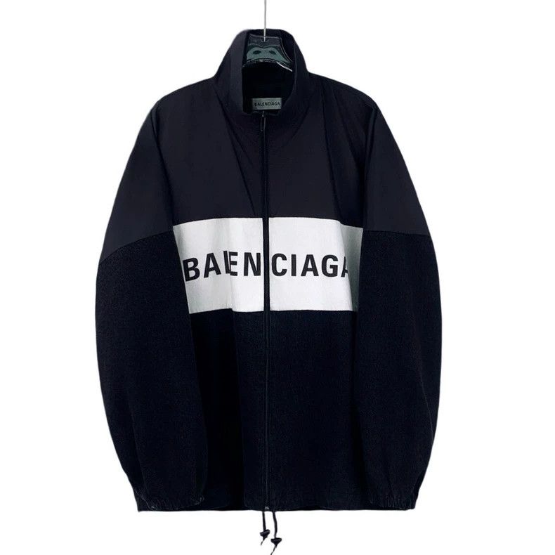 Balenciaga Balenciaga size 36 Black logo monogram printed jacket with Size US S / EU 44-46 / 1 - 1 Thumbnail