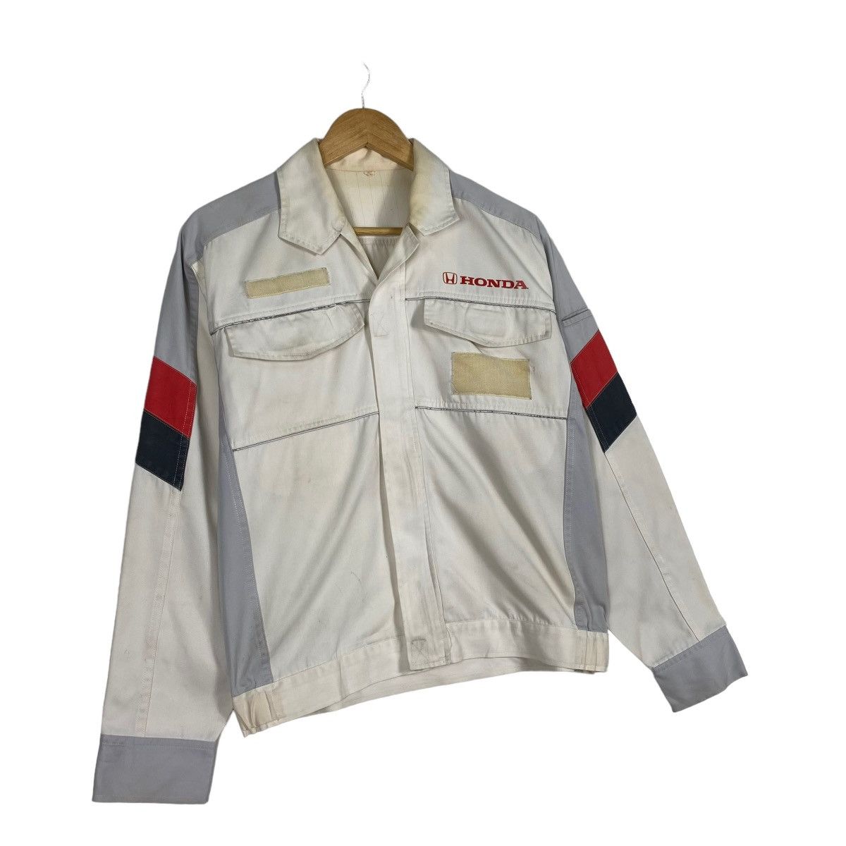 Honda Vintage 90s Honda Workwear Zipper Jacket Size US M / EU 48-50 / 2 - 5 Thumbnail