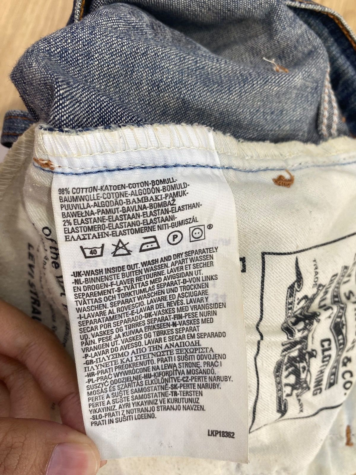 Levi's Levi’s X Cristina Llorca Faded Wash Style Flare Jeans Size US 34 / EU 50 - 17 Thumbnail