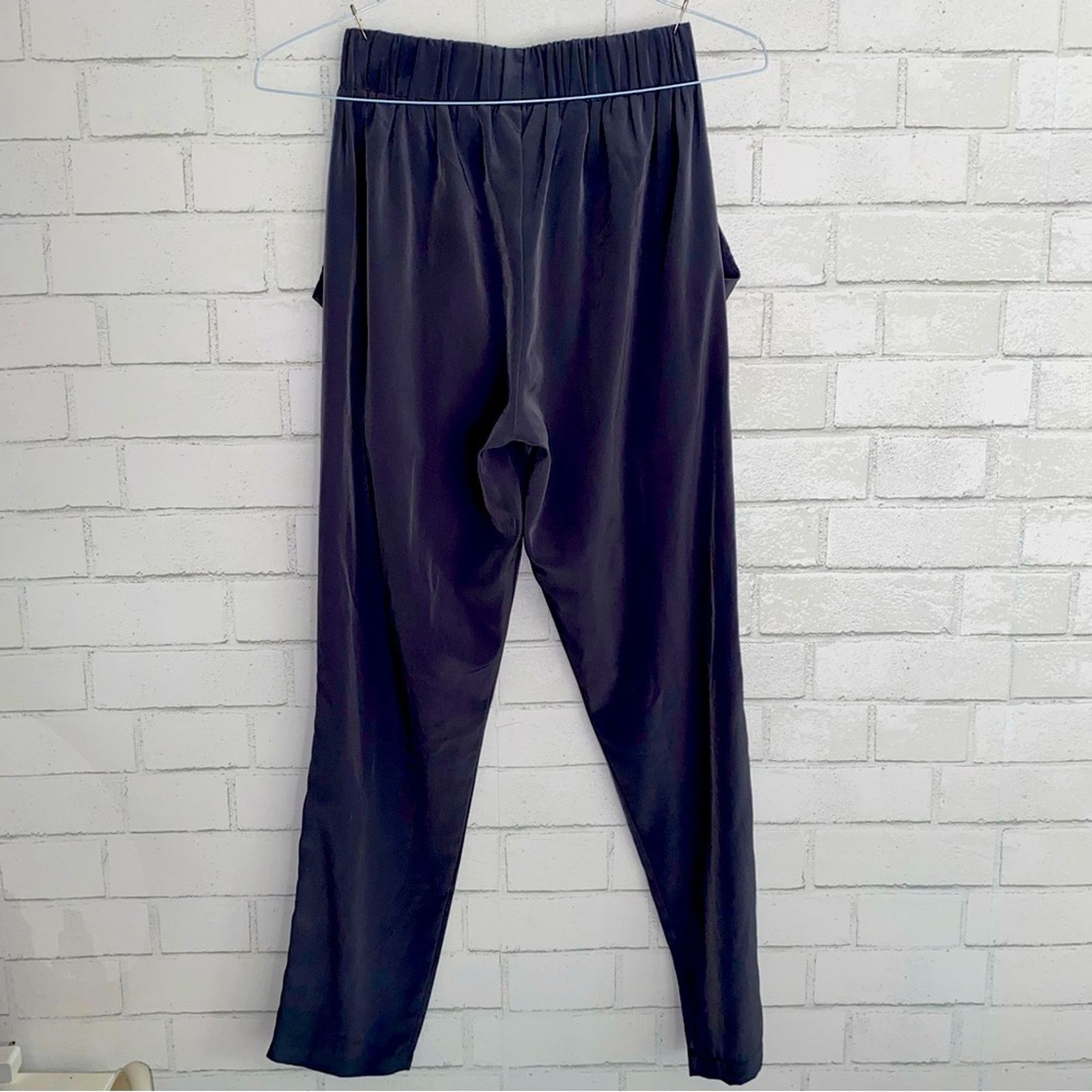 ALEXIS ALEXIS Trousers Charcoal Gray Drape Pants sz Small Size 25" / US 0 / IT 36 - 6 Thumbnail