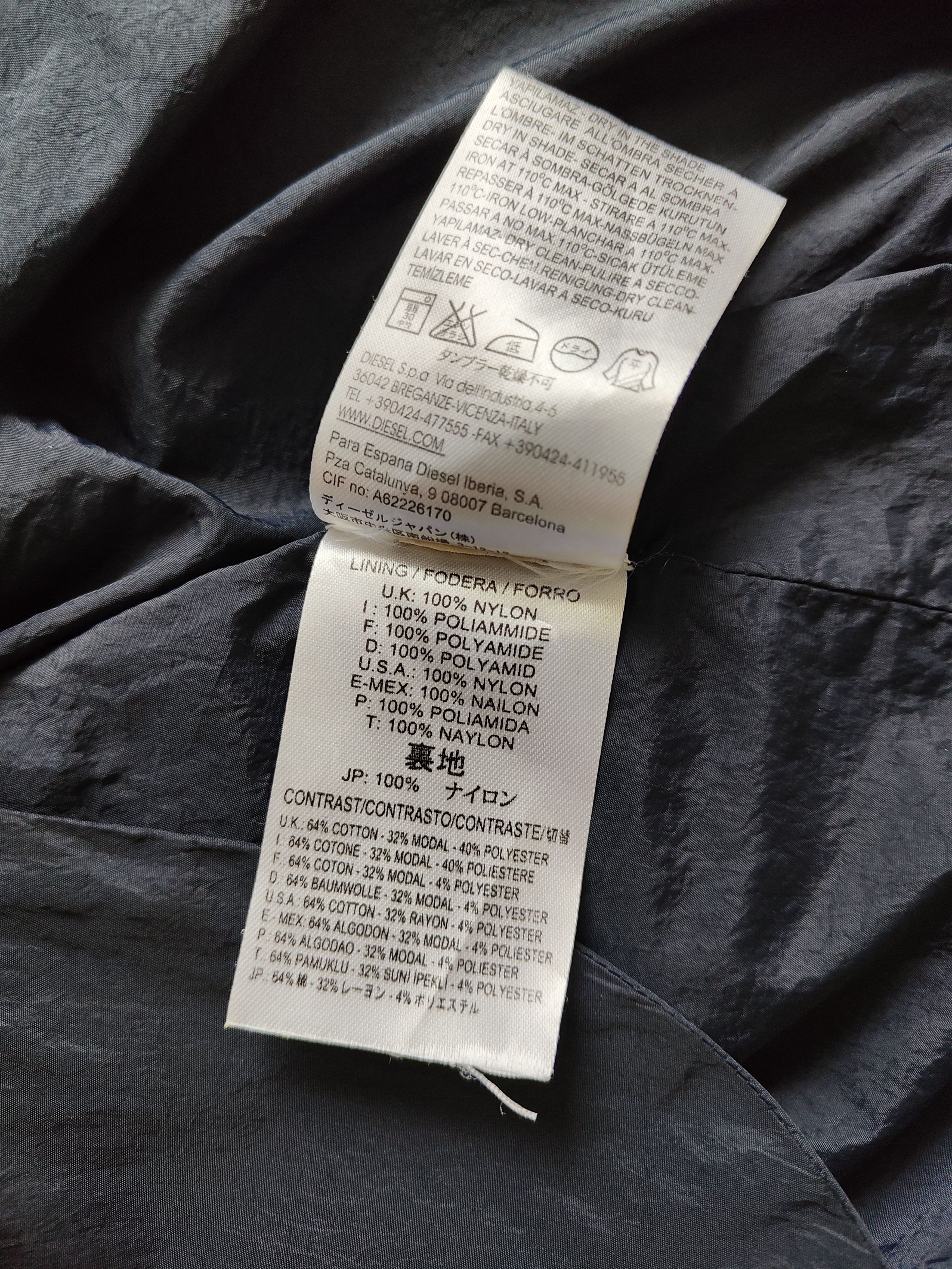 Diesel Diesel Nylon Jacket Shirt Overshirt Diesel Black Gold Blazer Size US S / EU 44-46 / 1 - 10 Thumbnail