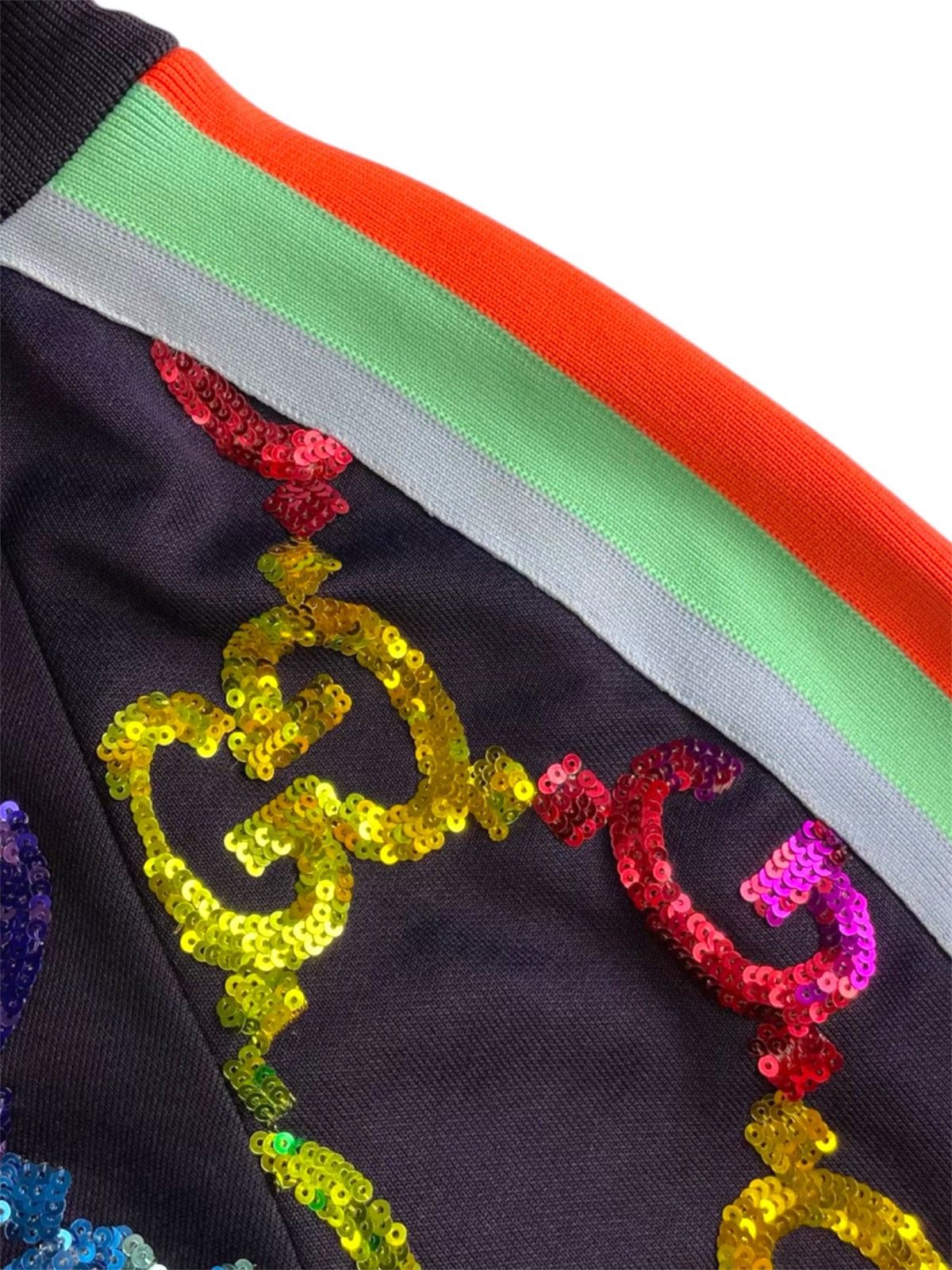 Gucci Gucci GG M Rainbow Sequin Track Zipper Jacket Size M / US 6-8 / IT 42-44 - 4 Thumbnail