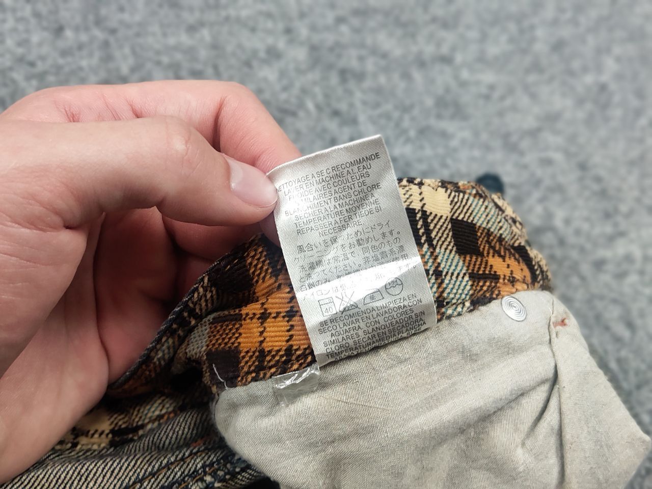 If Six Was Nine If Six Was Nine Sexy Vintage Japan Denim Mini Skirt Y2K Size 29" - 14 Thumbnail