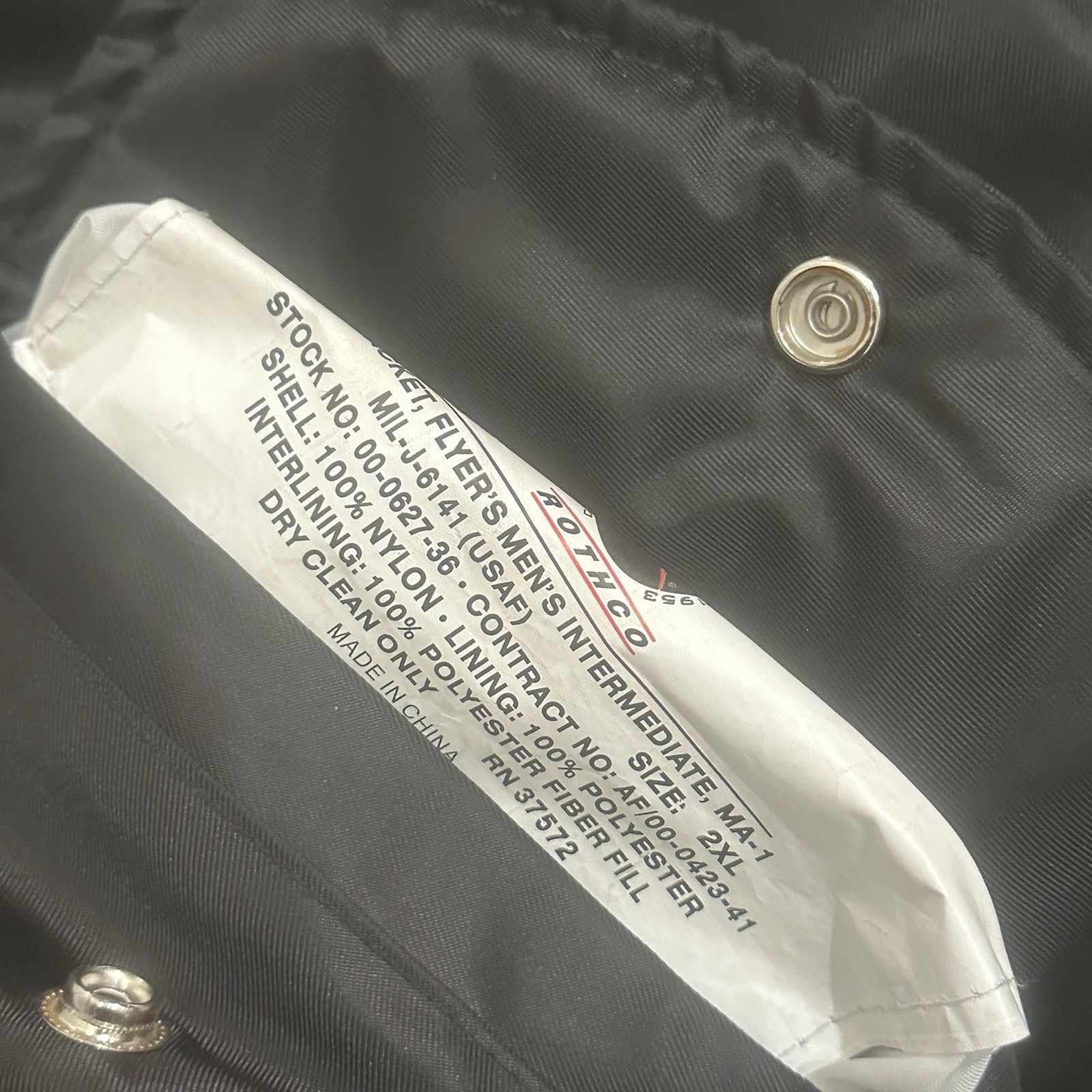 Rothco Rothco MA-1 Flight Jacket Coat Reversible Black/Orange XL Size US XL / EU 56 / 4 - 7 Thumbnail