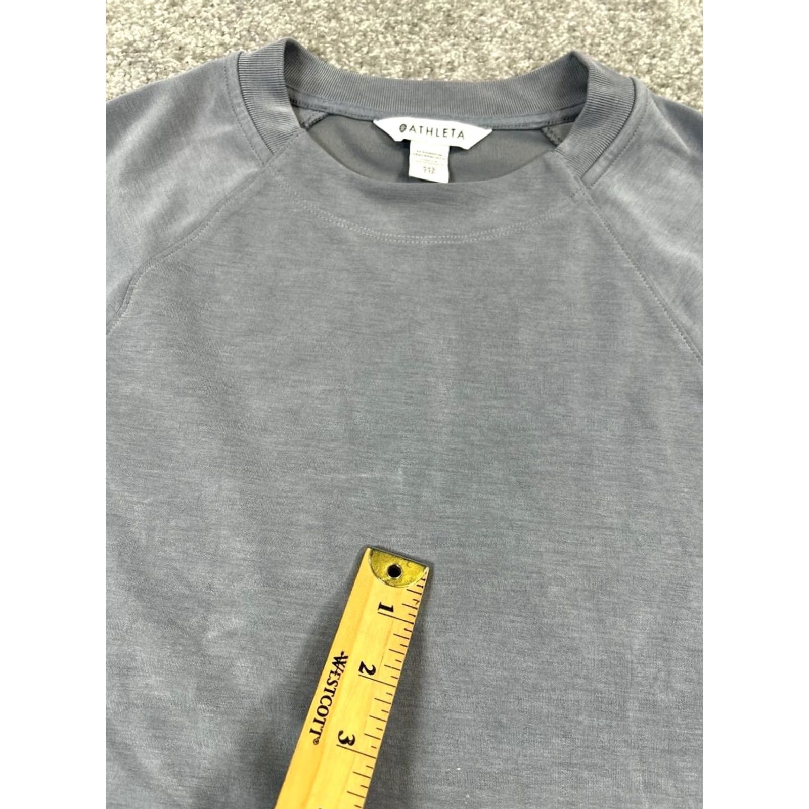 Athleta Athleta Sweatshirt Womens Xxs Gray Yoga Pullover Size XXS / US 00 / IT 34 - 6 Thumbnail