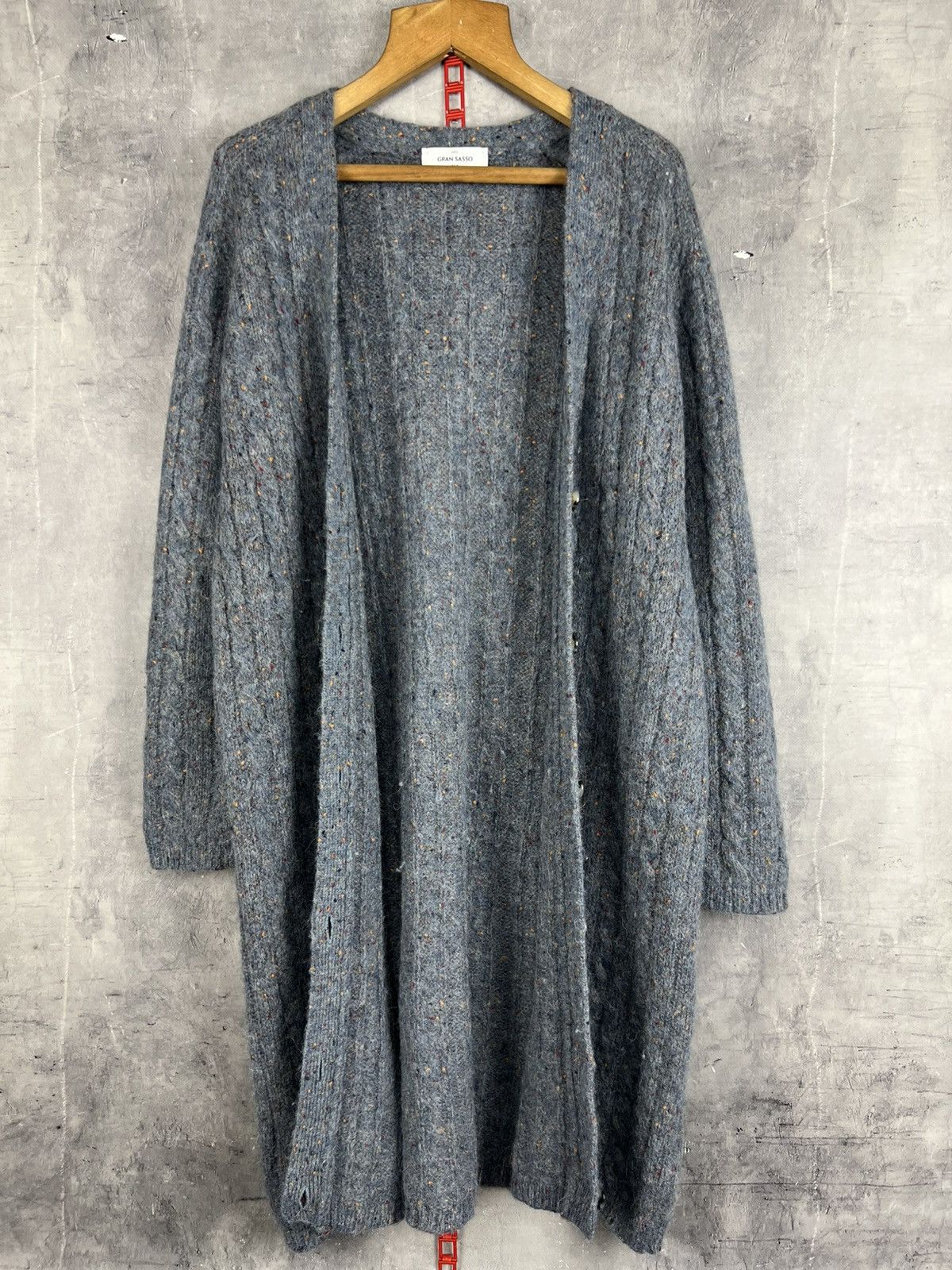 Gran Sasso Gran Sasso Alpaca Women Long Cardigan Size 46 Size L / US 10 / IT 46 - 3 Thumbnail