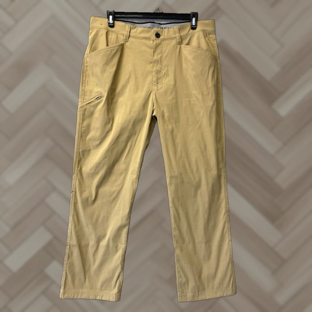 Orvis VINTAGE Orvis Mens Pants 36x30 Chino Casual Hiking Fishing Stretch Lightweight Black Summer Men Size US 36 / EU 52 - 1 Thumbnail