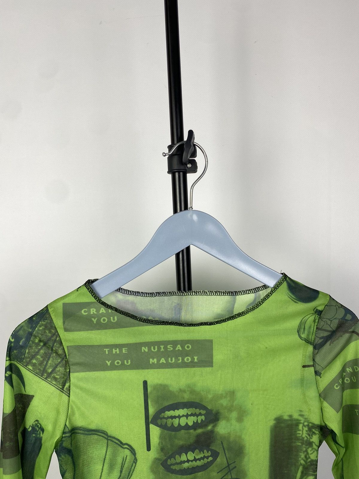 Designer × Japanese Brand Save The Queen Jean Paul Gaultier Style Mesh Top Blouses Size M / US 6-8 / IT 42-44 - 3 Thumbnail