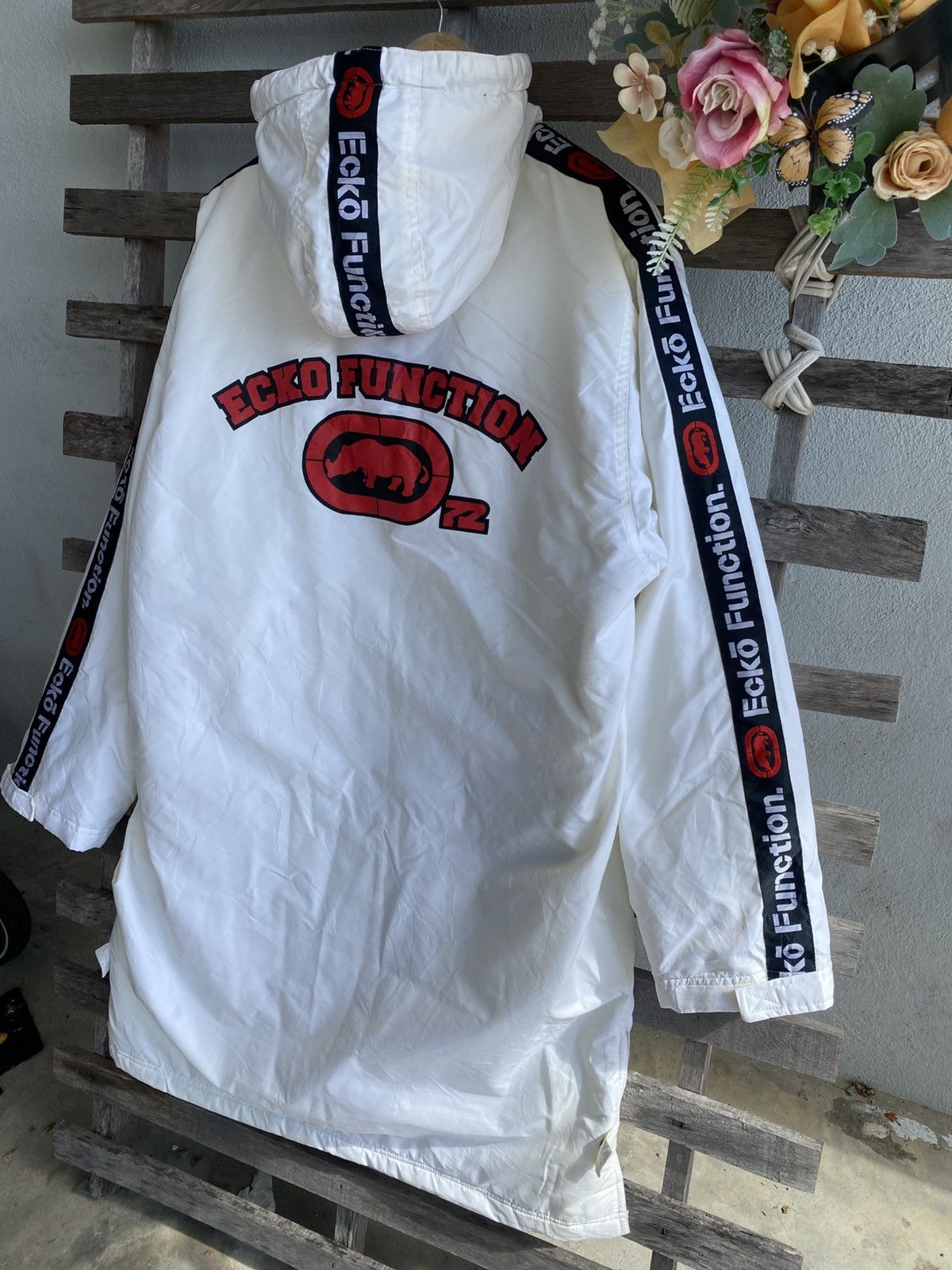 Ecko Unltd. 2000s Ecko Side Tape Coach Jacket - sherpa inner Size US L / EU 52-54 / 3 - 2 Thumbnail