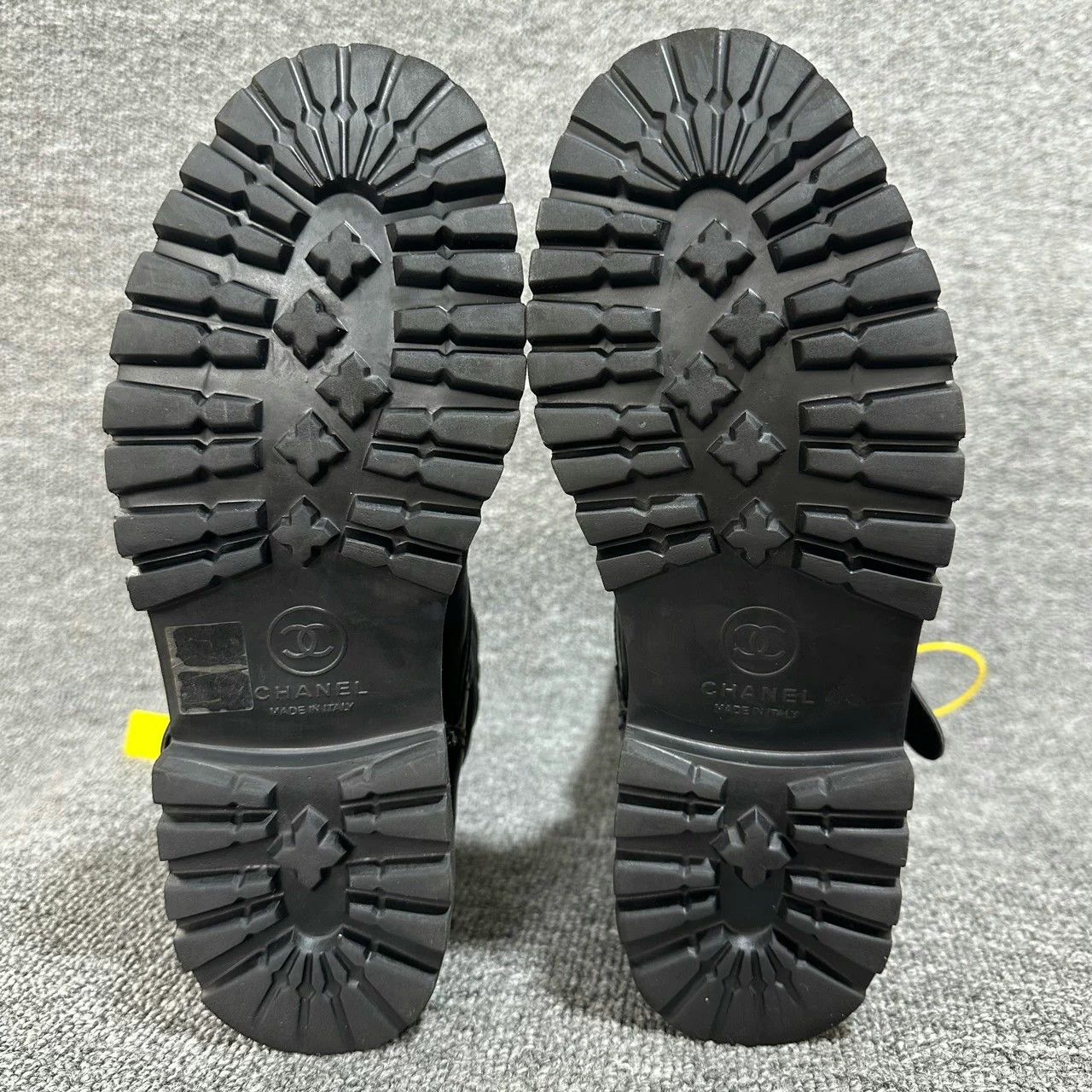 Chanel Chanel Black Leather Hiking Boots Size US 9 / IT 39 - 8 Thumbnail