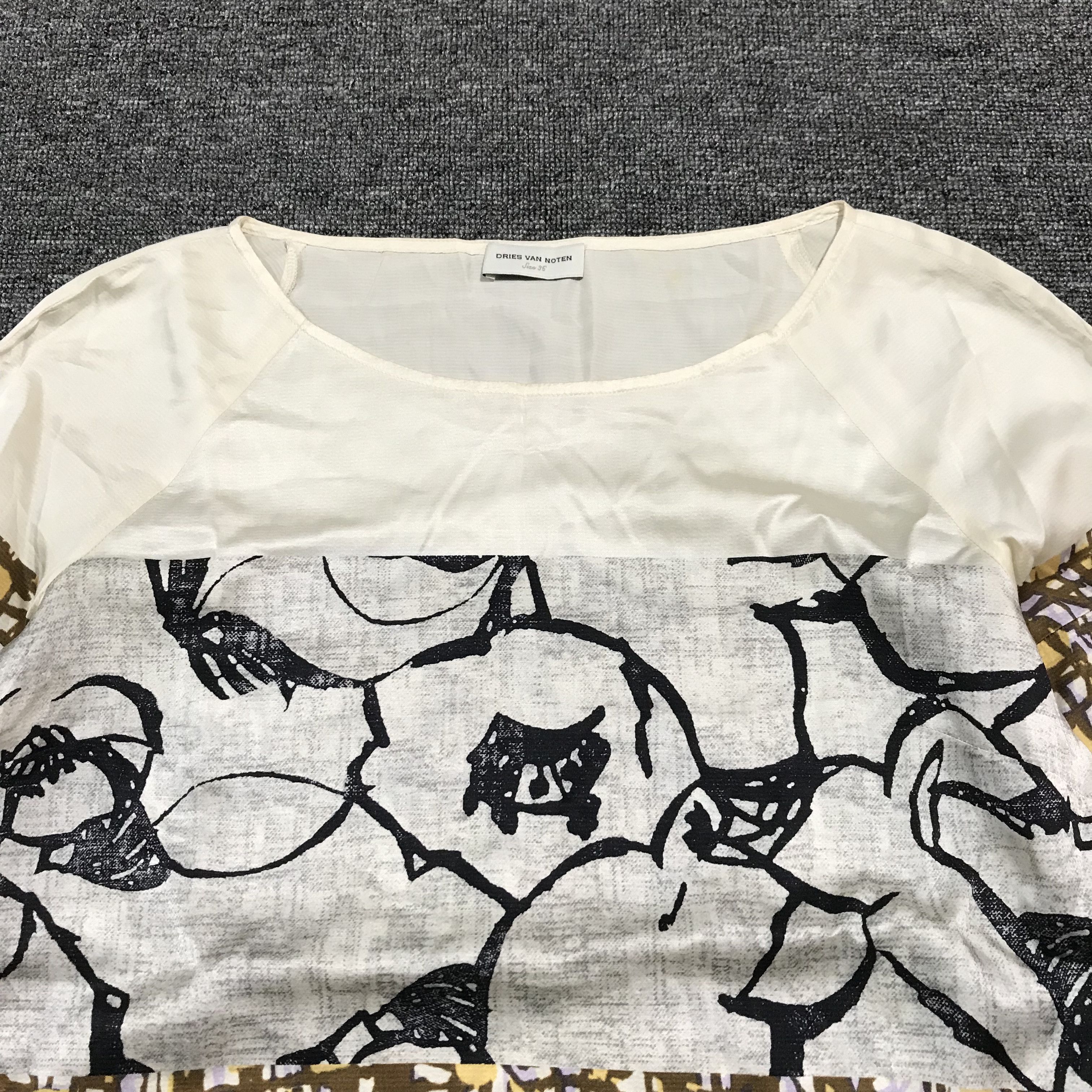 Dries Van Noten Dries Van Noten Silk Blouse Size XS / US 0-2 / IT 36-38 - 3 Thumbnail