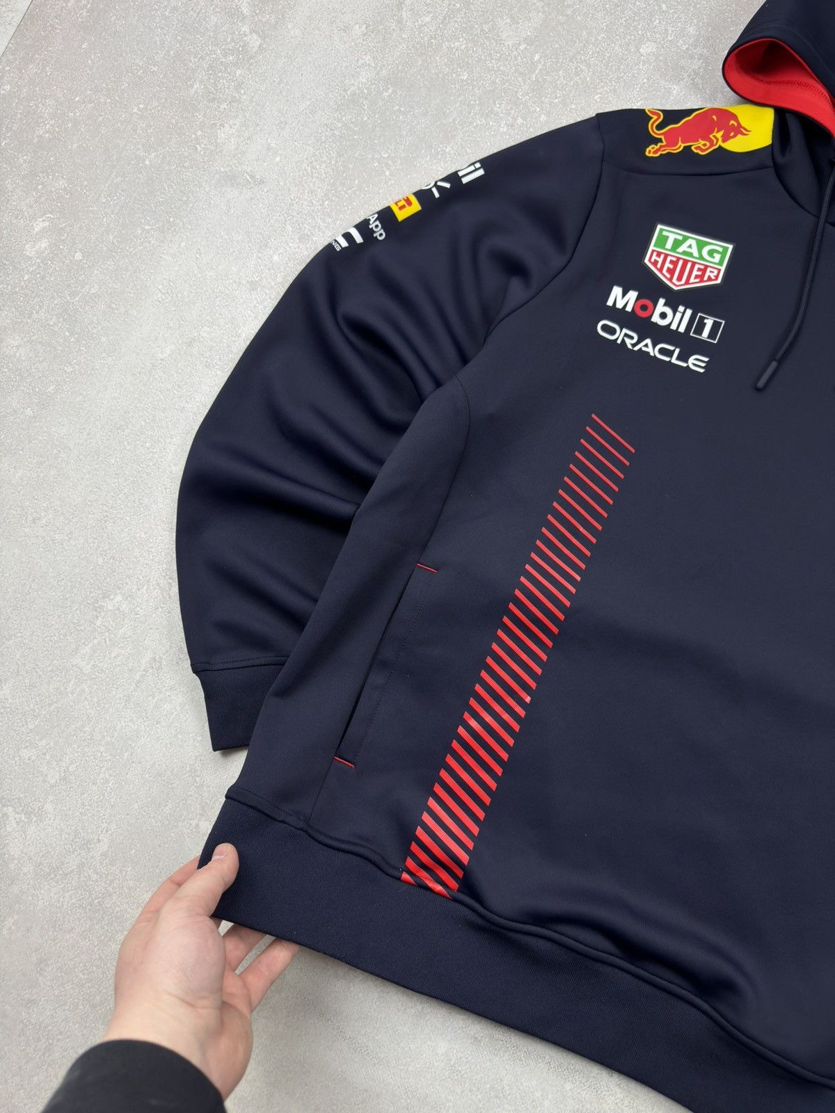 Red Bull Red Bull Racing F1 Team 2023 Blue Pepe Jeans Hoodie Pullover Size US L / EU 52-54 / 3 - 7 Thumbnail