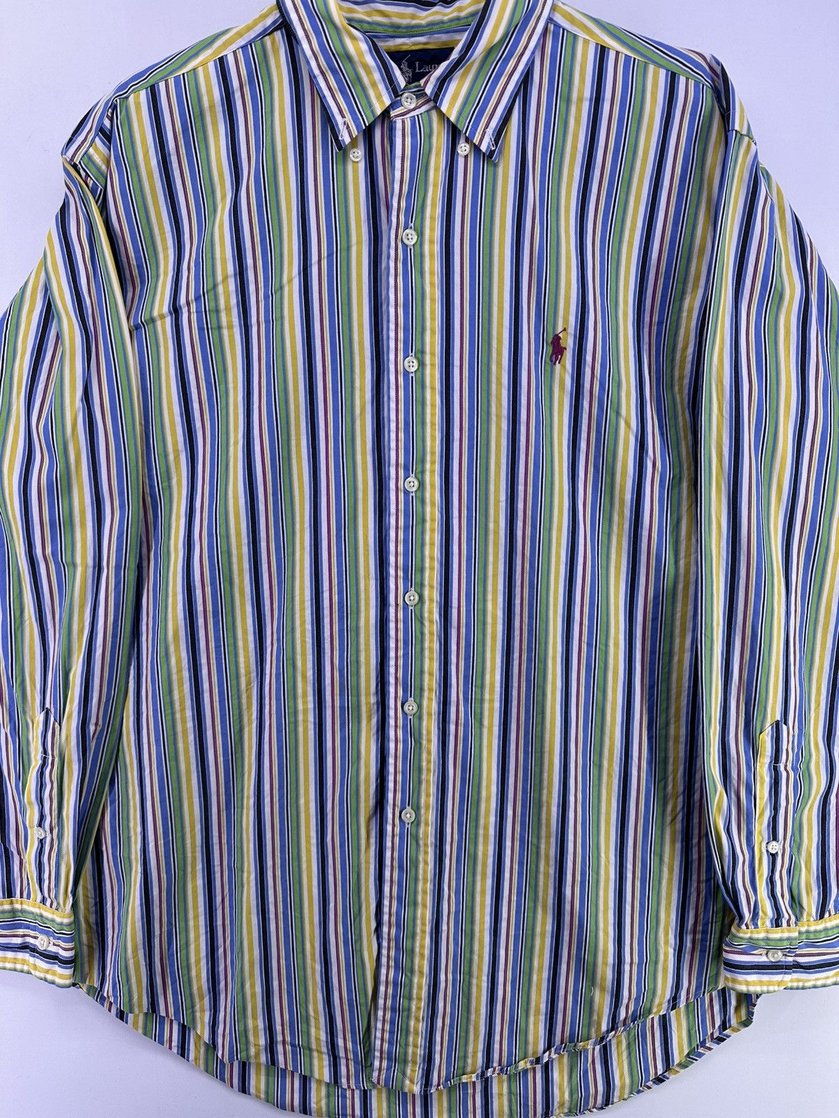 Ralph Lauren Ralph Lauren Men Long Sleeve Classic Fit purple logo Size L Size US L / EU 52-54 / 3 - 4 Thumbnail