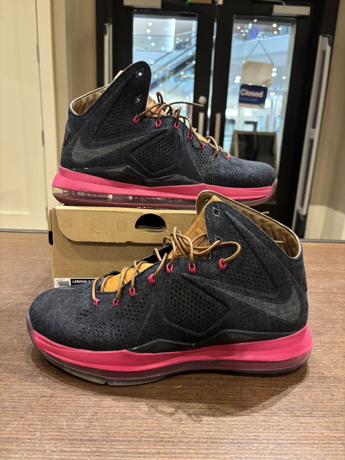 Nike Lebron X EXT ‘Denim’ Size US 11 / EU 44 - 1 Thumbnail