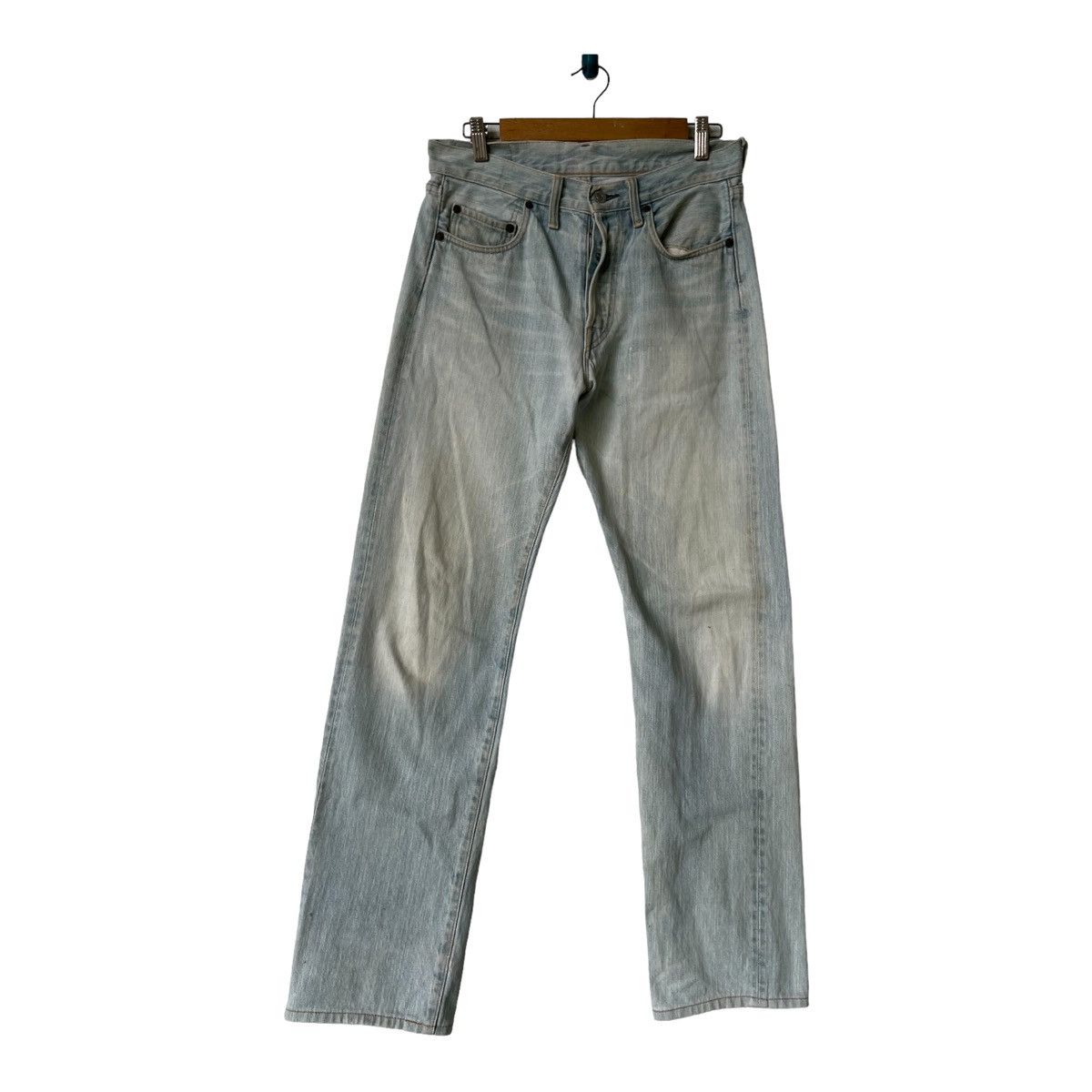 Denime × Japanese Brand × Vintage Vintage Denime Light Washed Style Jean Size US 30 / EU 46 - 1 Thumbnail